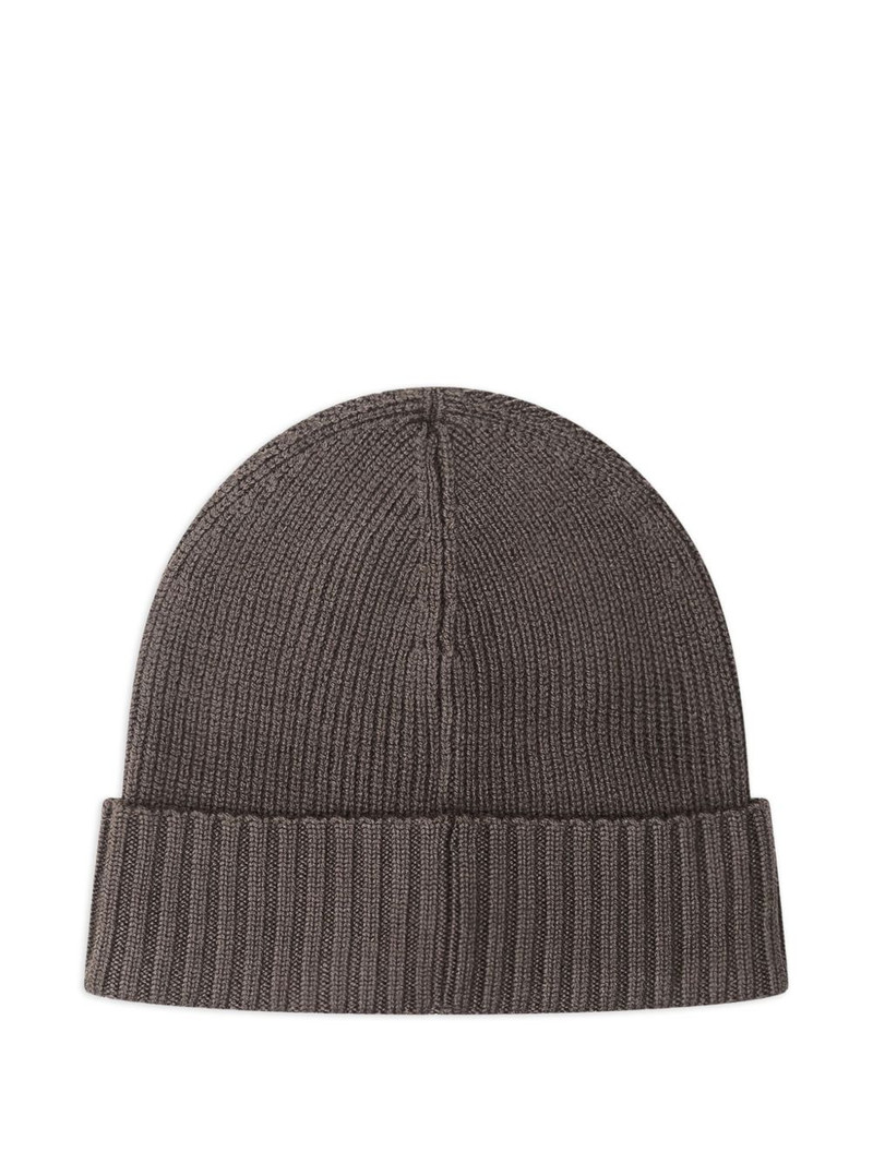 BOSS ribbed beanie hat outlook