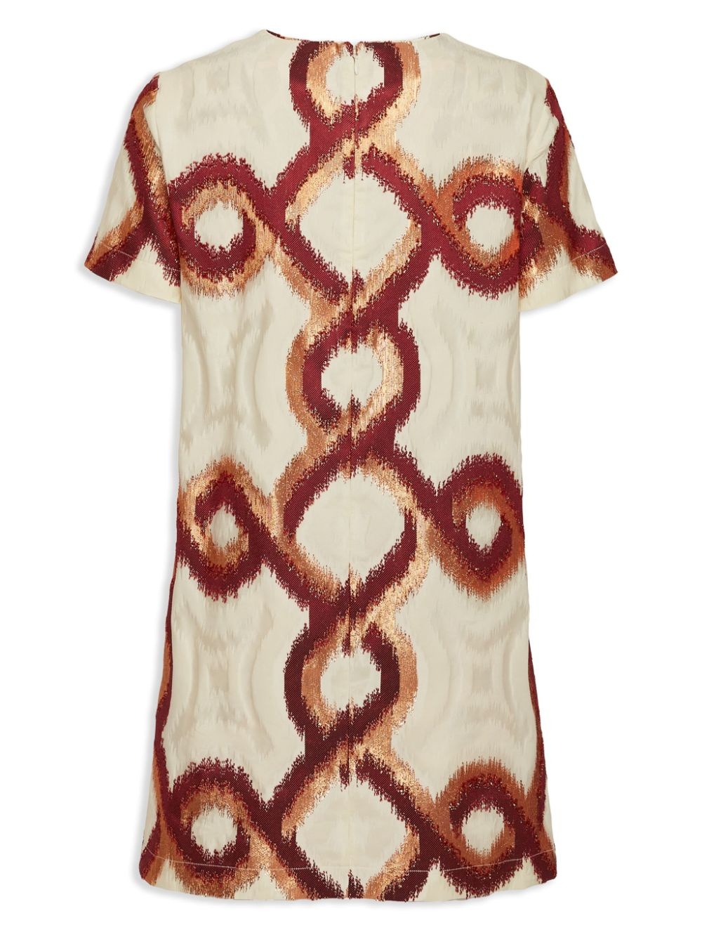 Mini Swing geometric-print short-sleeve dress - 5