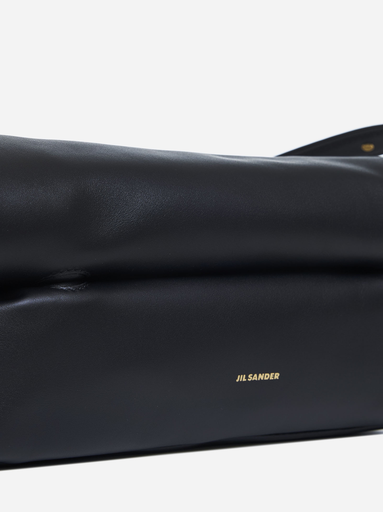 Jil Sander Rollup small leather crossbody bag