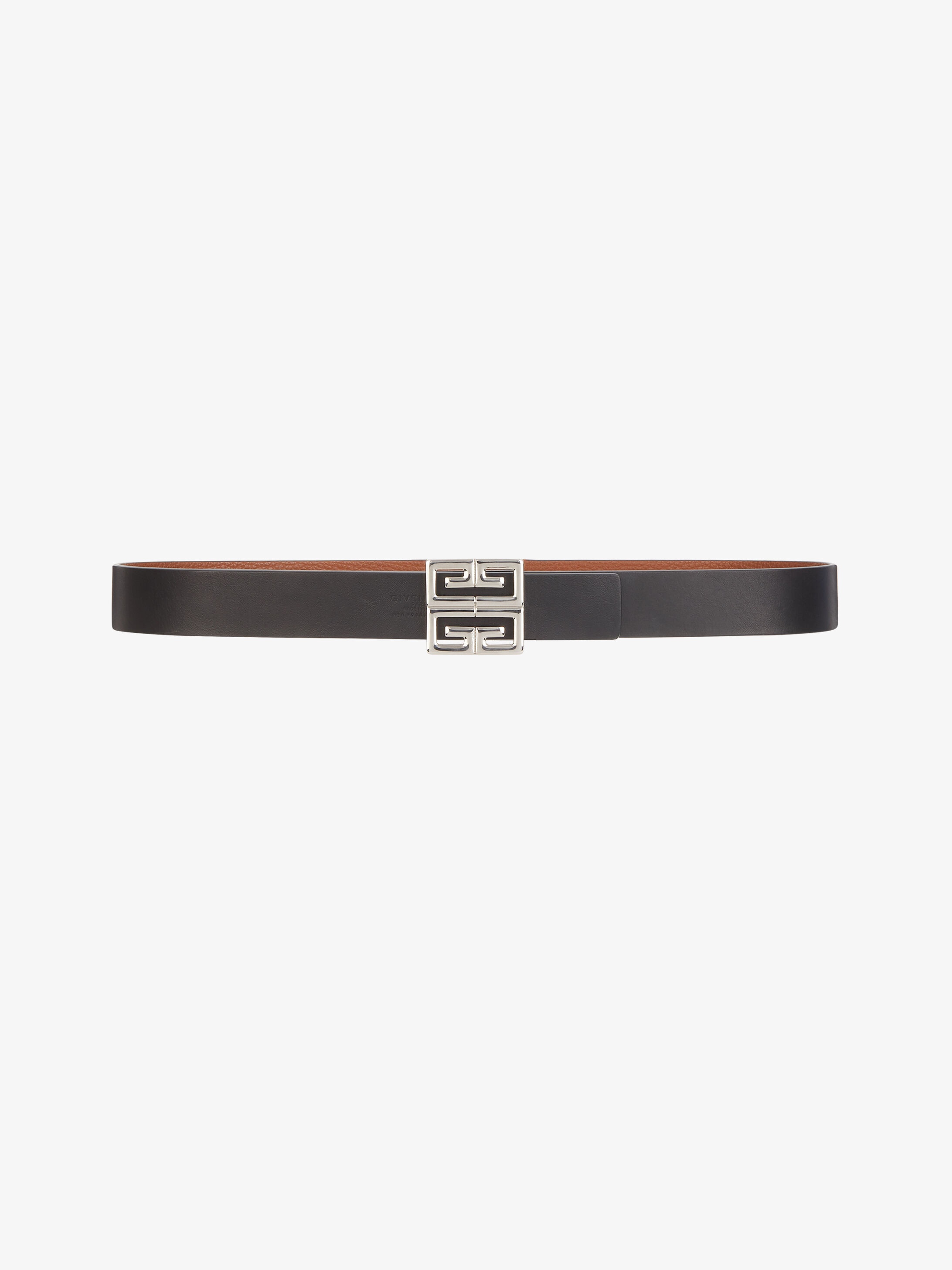 Reversible 4G buckle belt in leather - 1