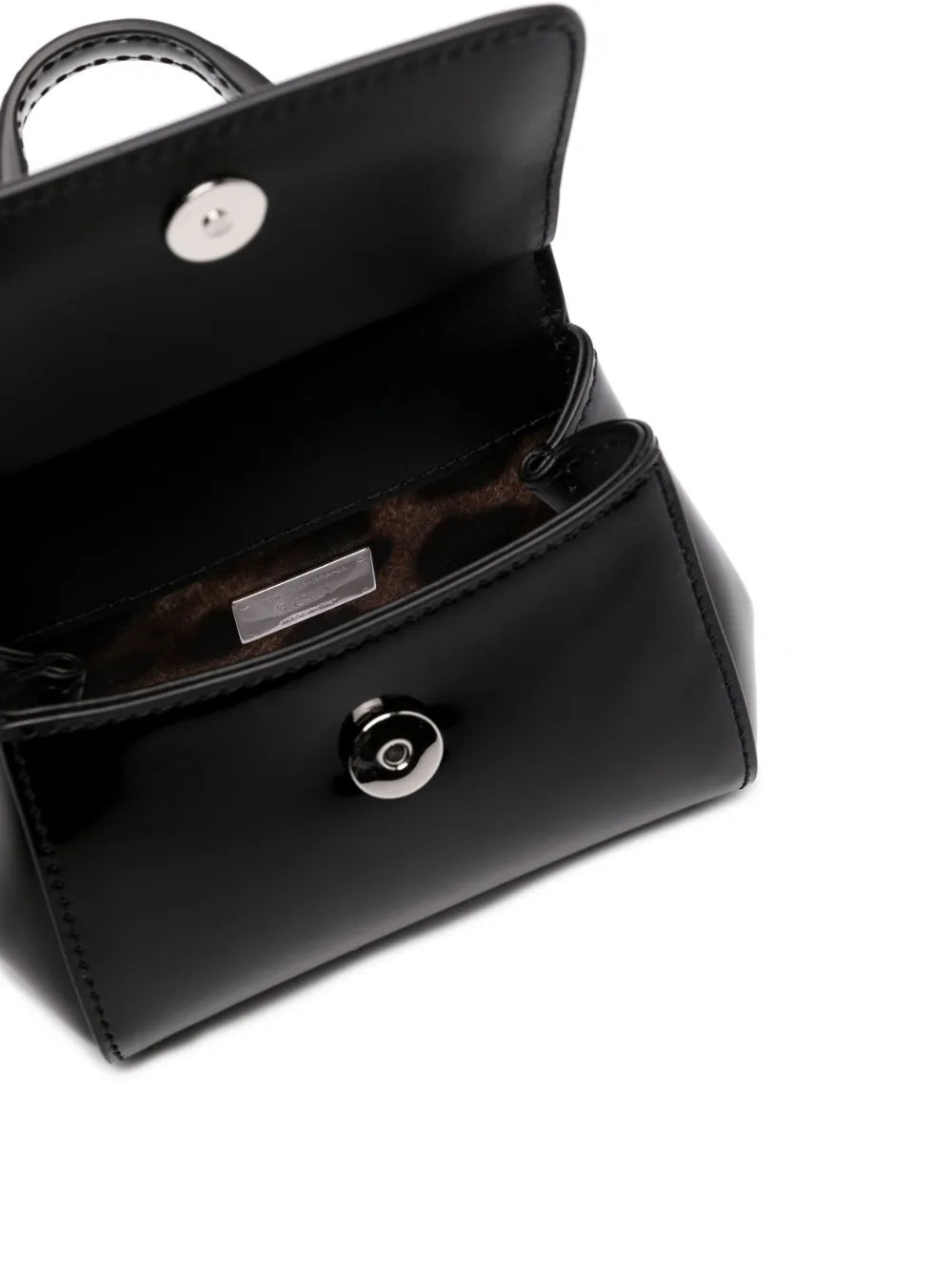 Dolce & Gabbana Women Mini Tote Bag With Logo Plaque - 4