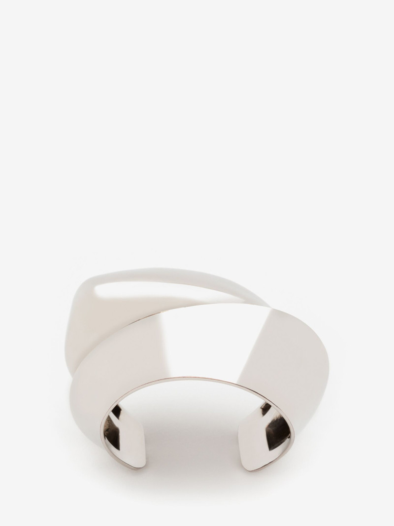 Women's Iris Cuff in Antique Silver 4