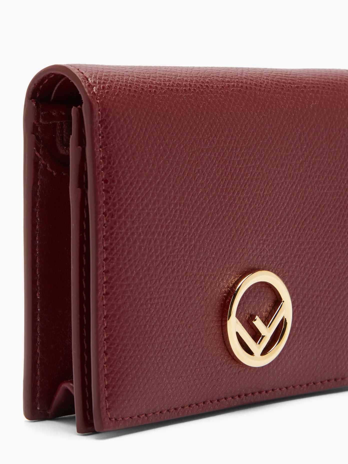 F is Fendi grained-leather wallet - 2