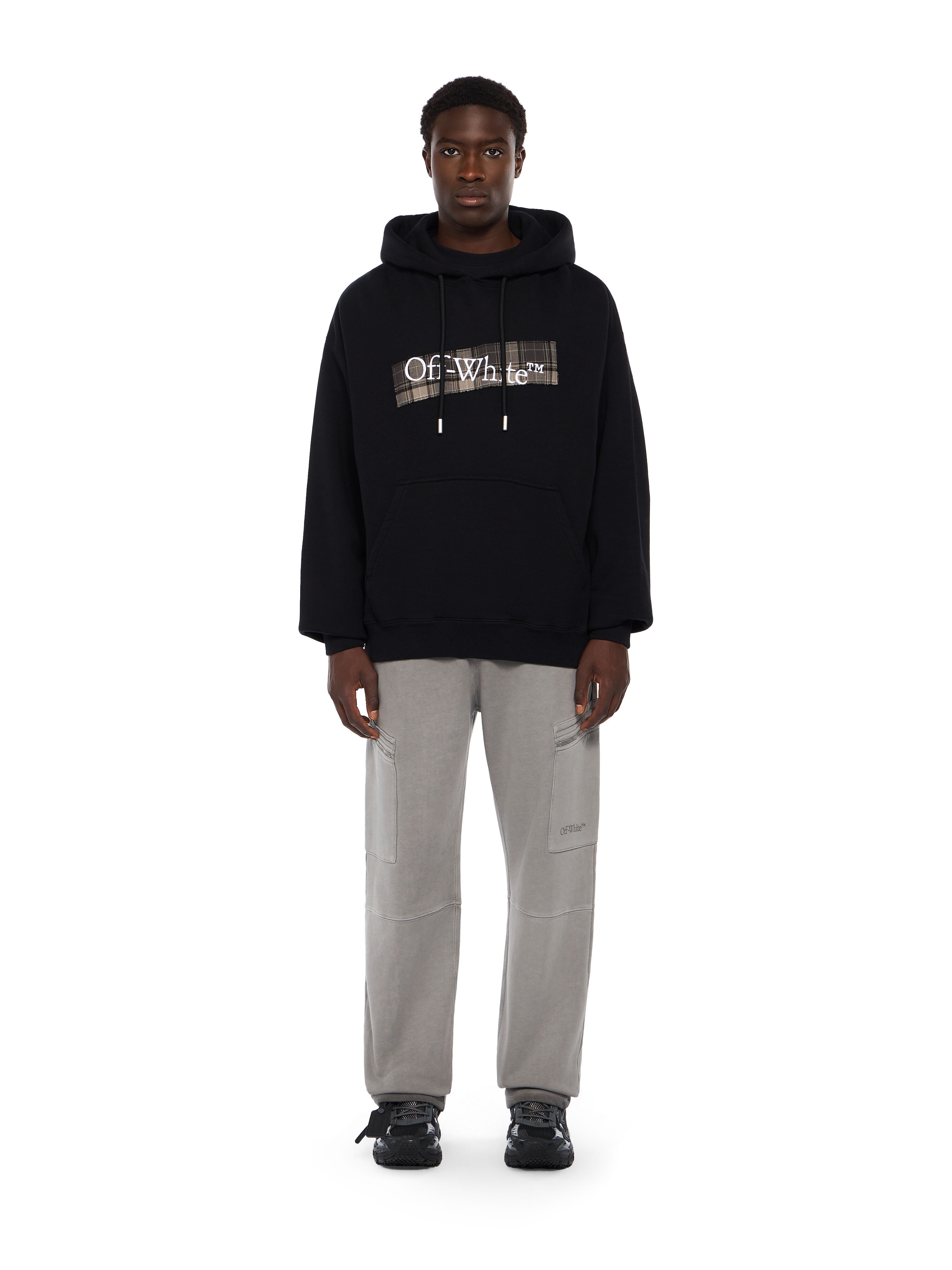 Flannel Diagonal Skate Hoodie - 2