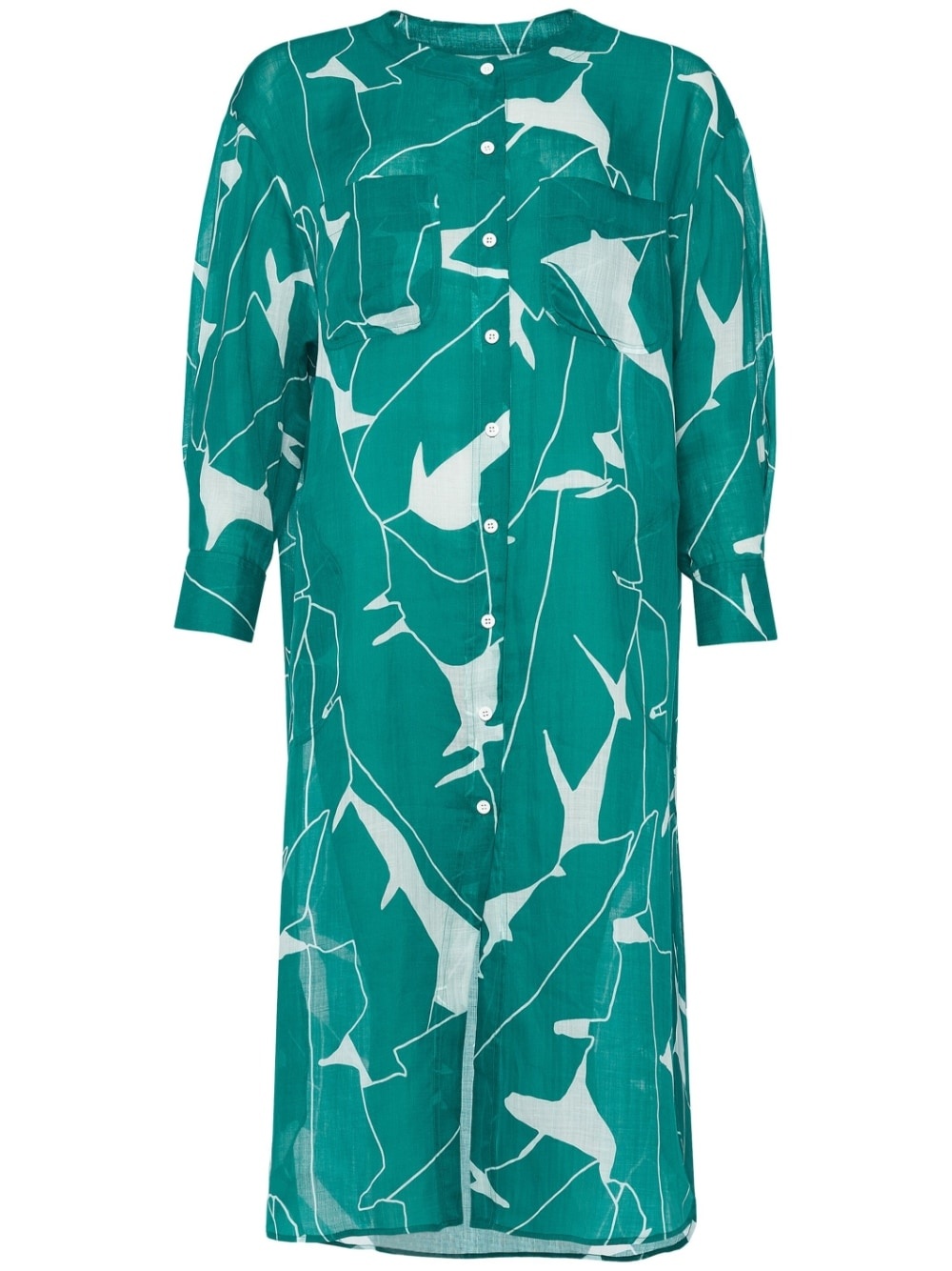 Tigre abstract-print shirt dress - 1