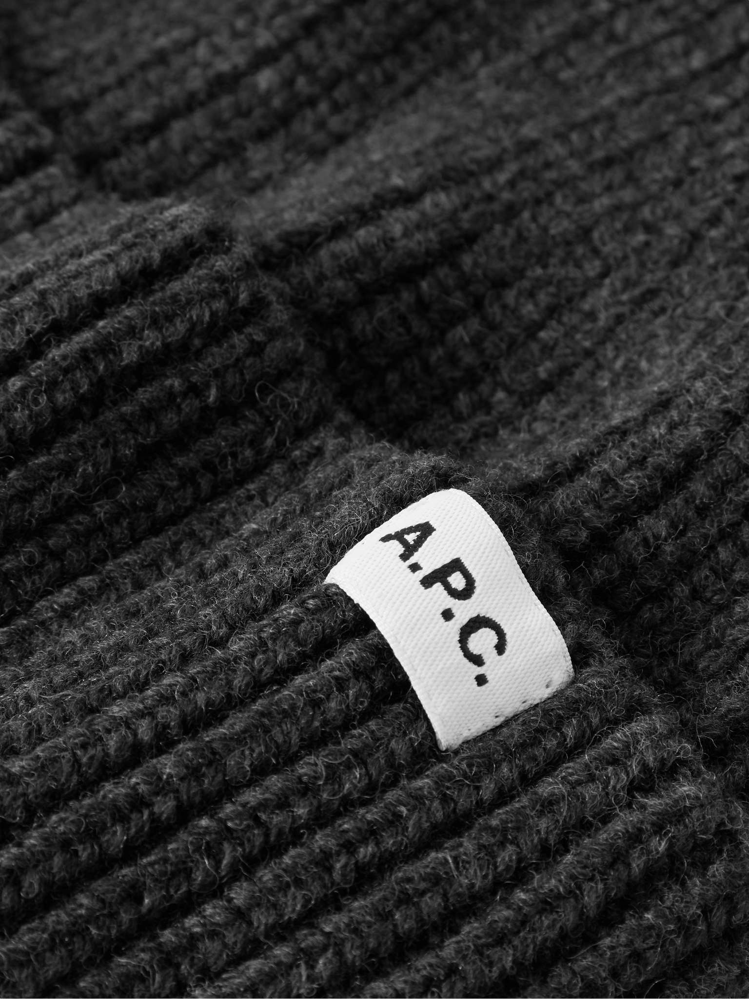 Ribbed Wool and Cashmere-Blend Beanie - 2