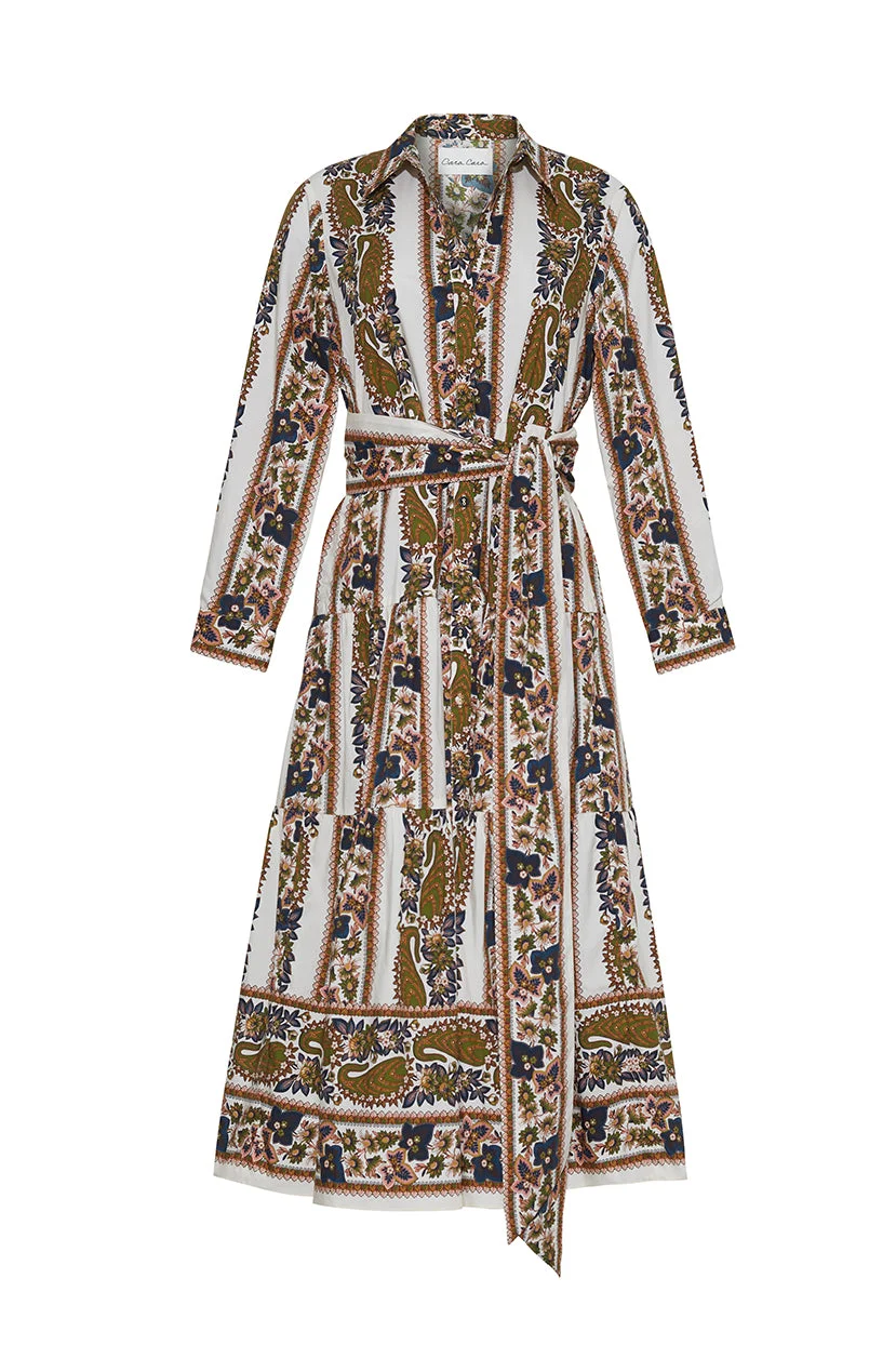 Lolita Dress
Shirtdress Redefined in a Paisley Fantasy - 1