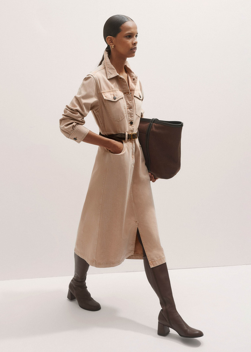 Shirt Midi Dress 1