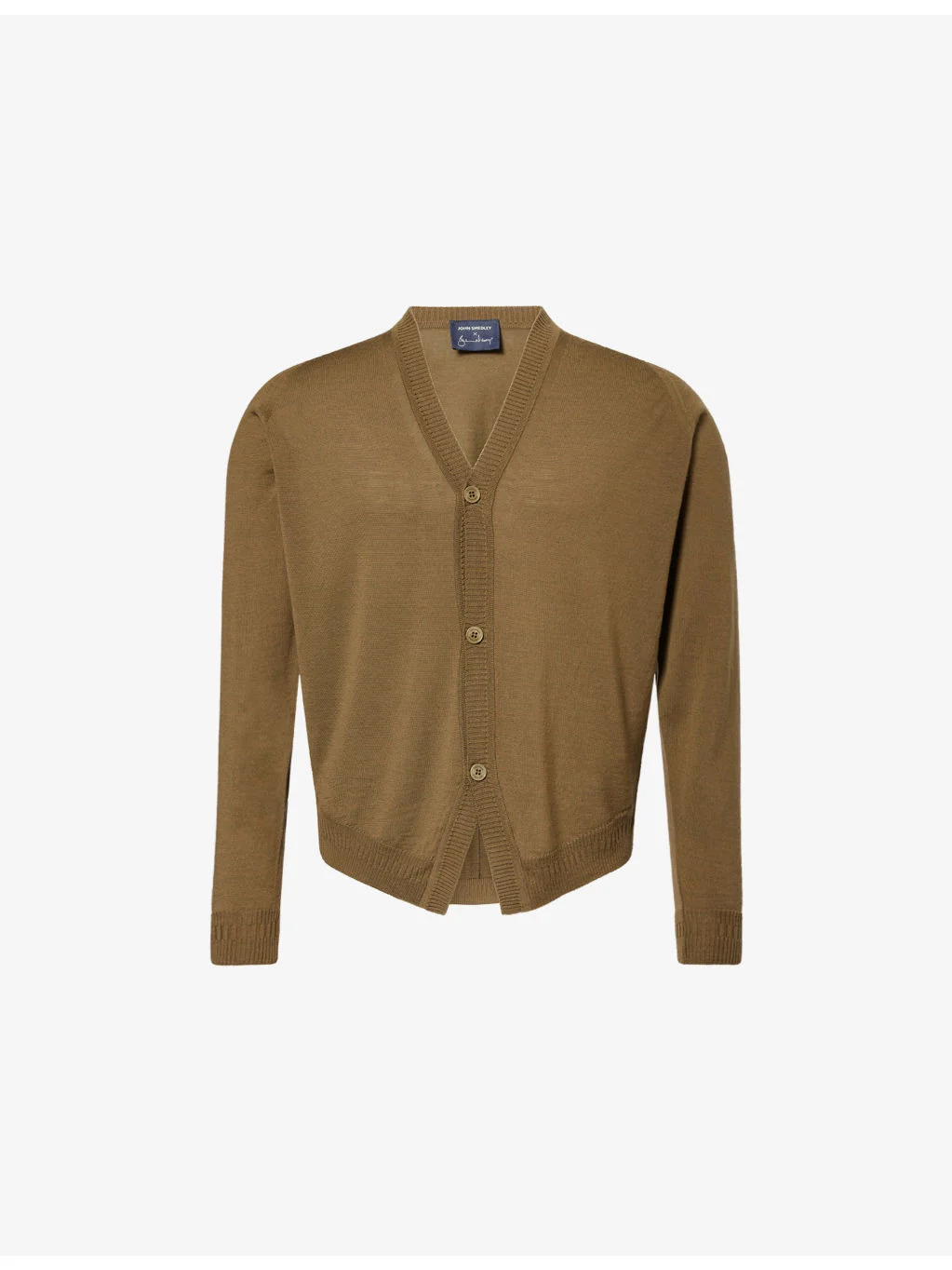 John Smedley X Bill Nighy V-Neck Merino Wool Cardigan - 1