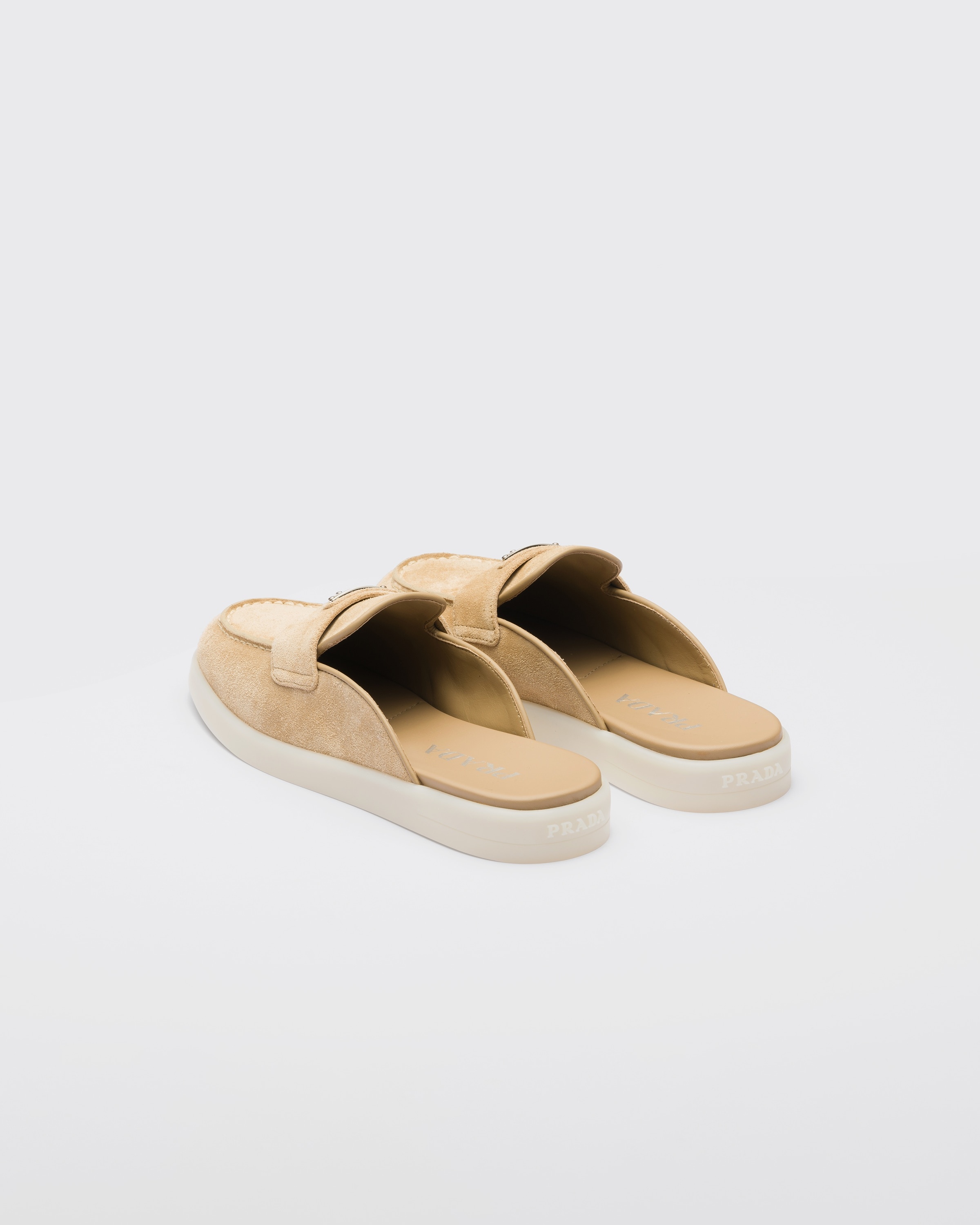 Suede mules - 4