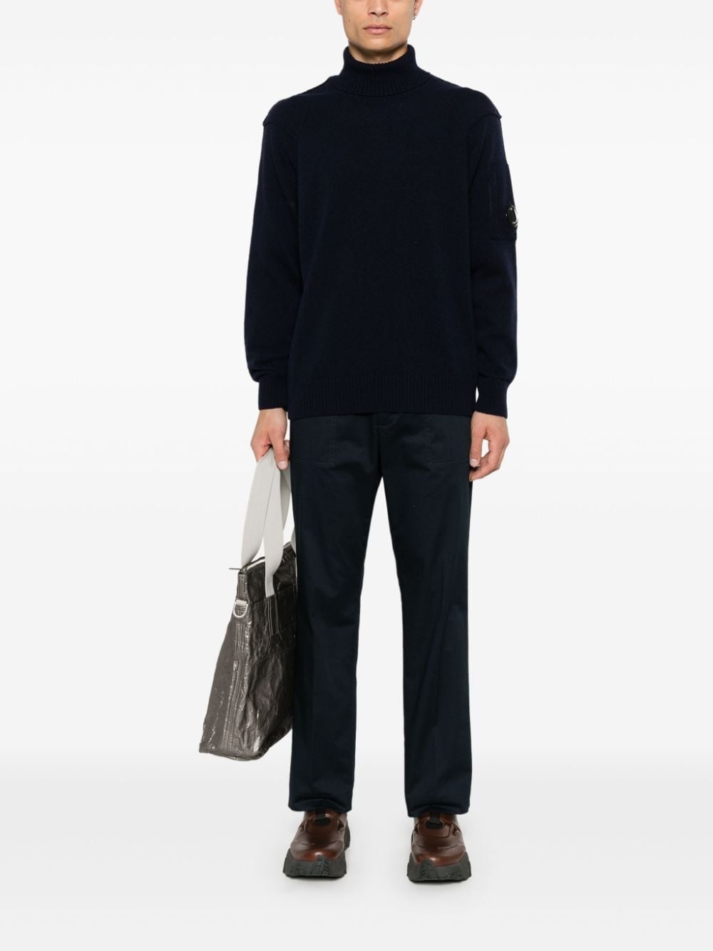Lens-detail sweater - 2