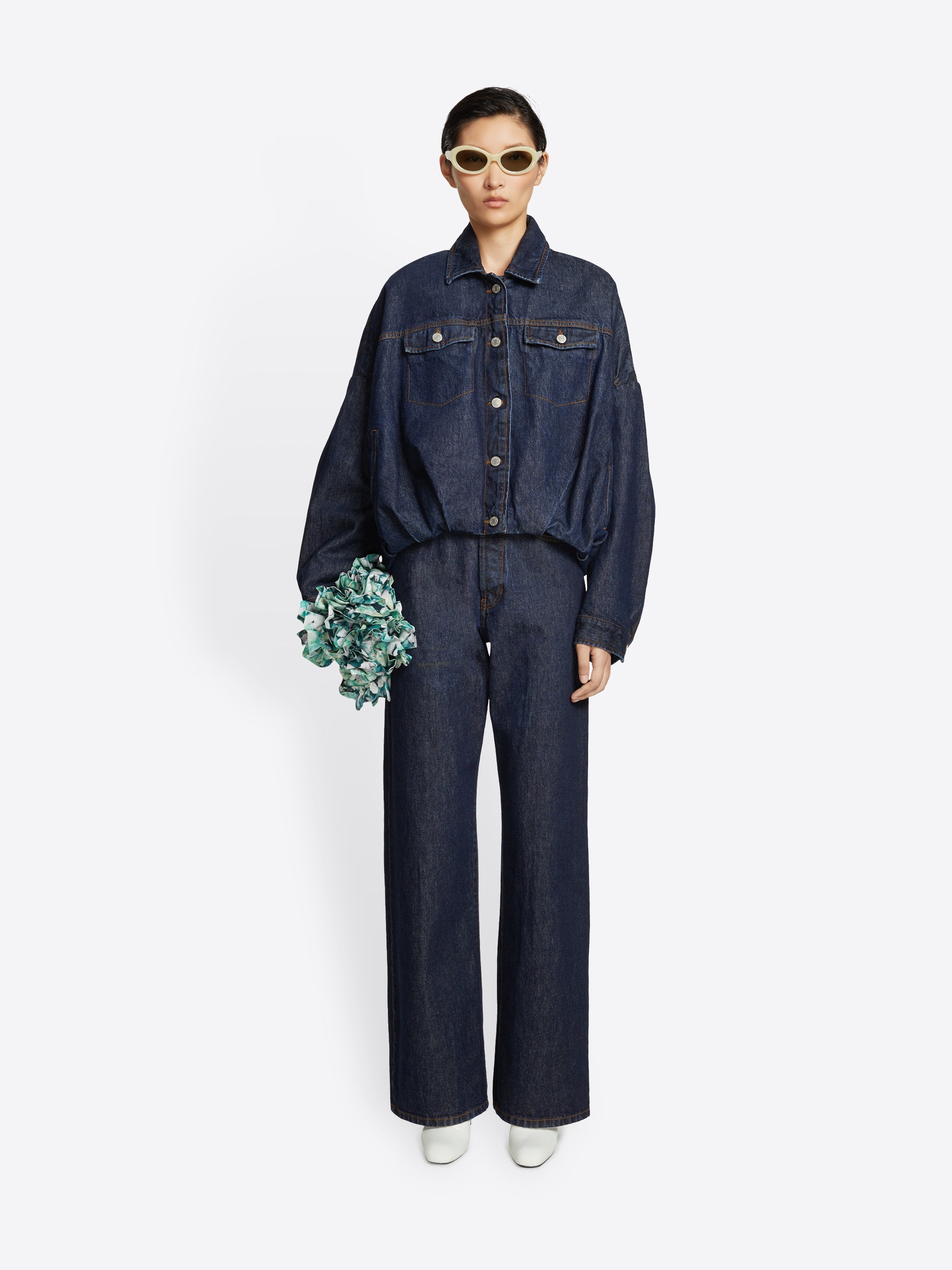 WIDE DENIM PANTS - 2