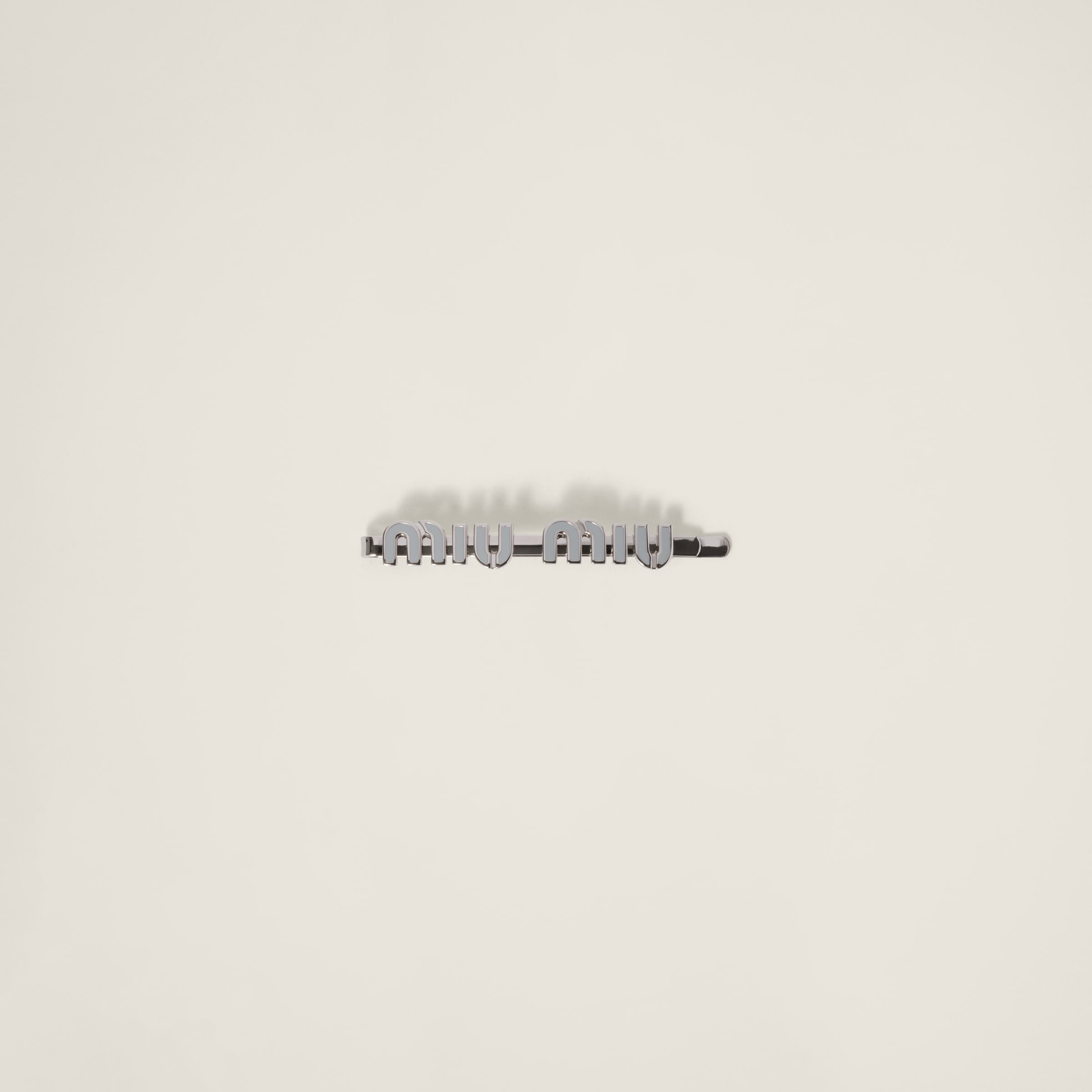 Enameled metal hair clip - 1