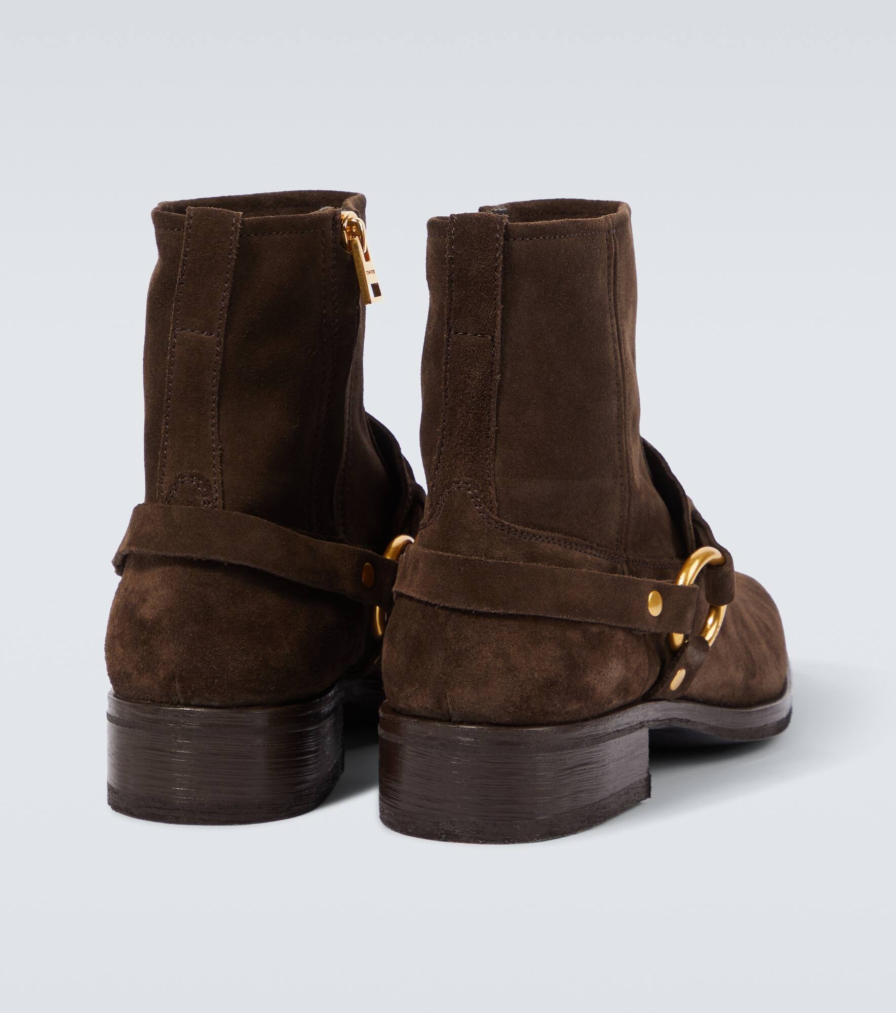 Cavendish suede biker boots - 6