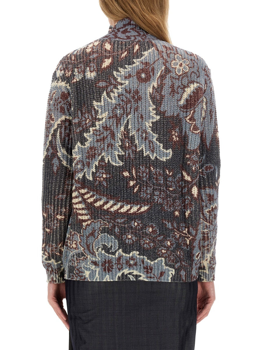 Etro Women Printed Wool Sweater - 3