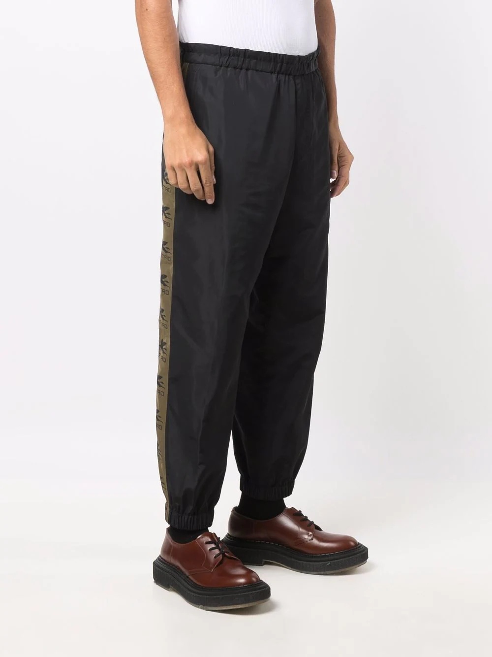 side logo-stripe trackpants - 3