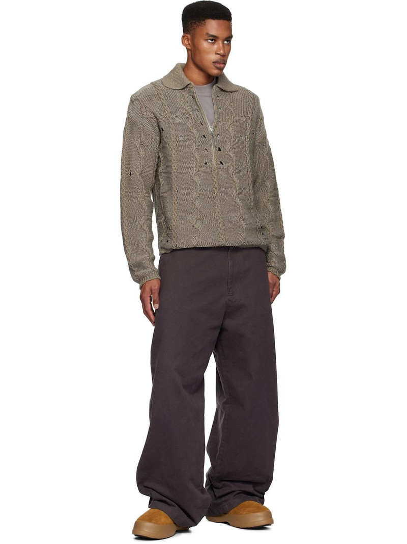 MOON BOOT Tan Luna Low Suede Boots outlook