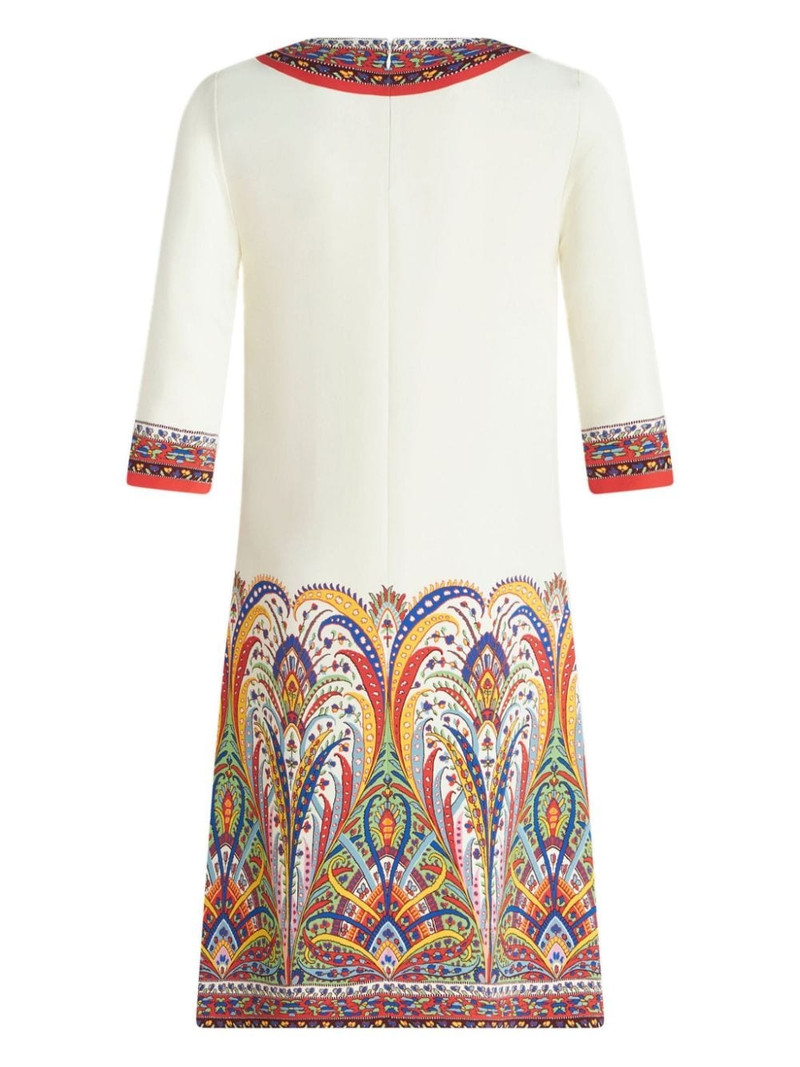 paisley-print cady dress 6