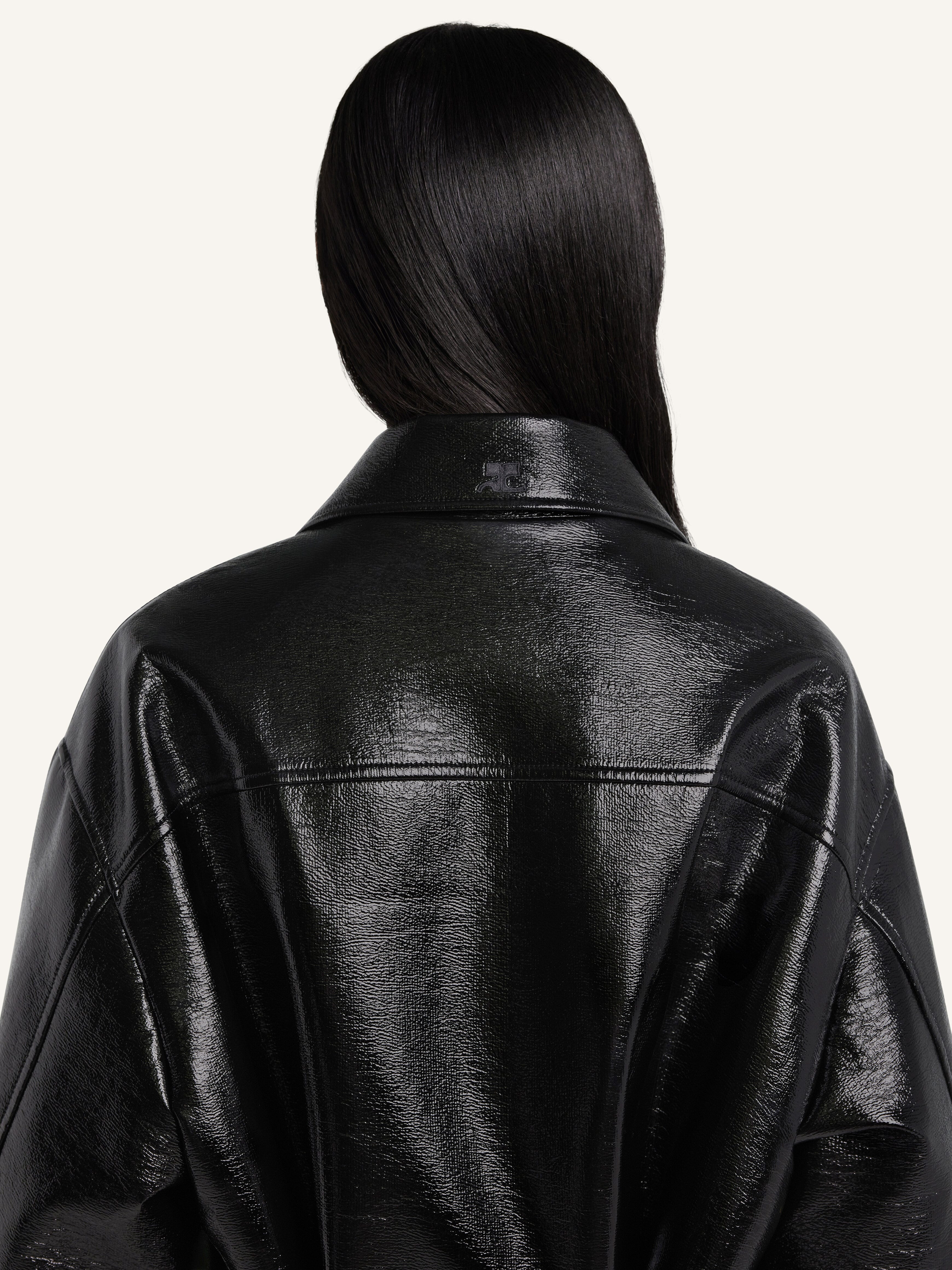 OVERSIZED VINYL JACKET - 5