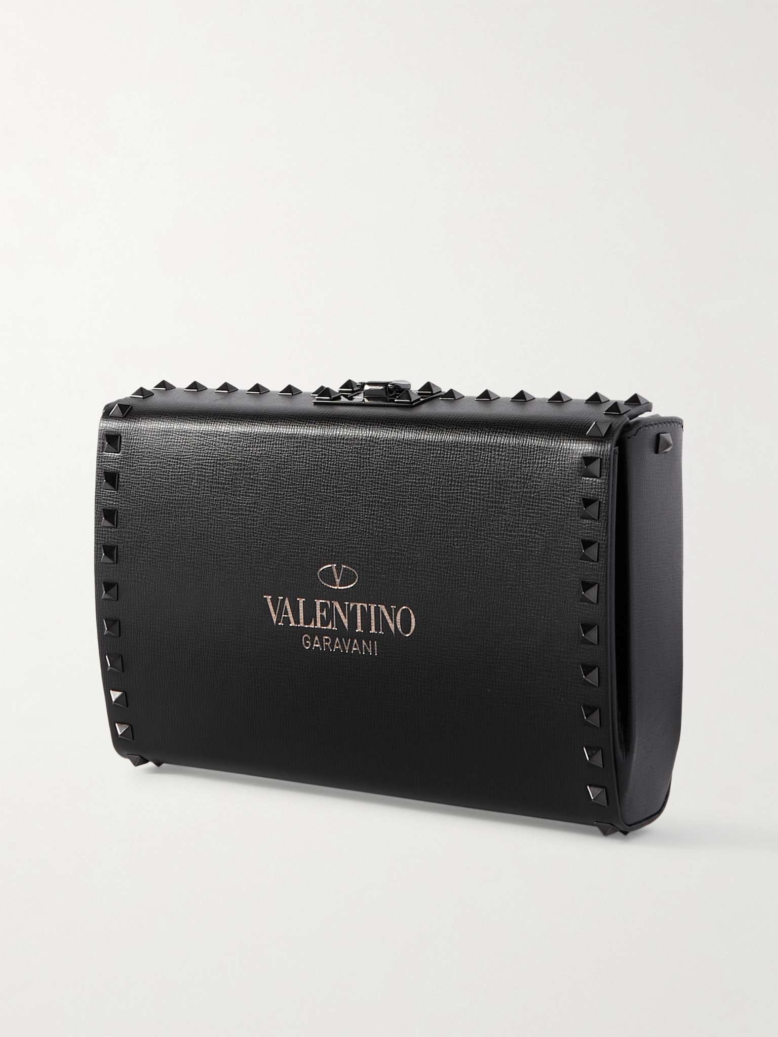 Valentino Garavani Alcove Studded Full-Grain Leather Messenger Bag - 4