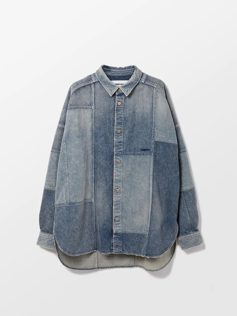PATCHWORK DENIM SHIRT 1