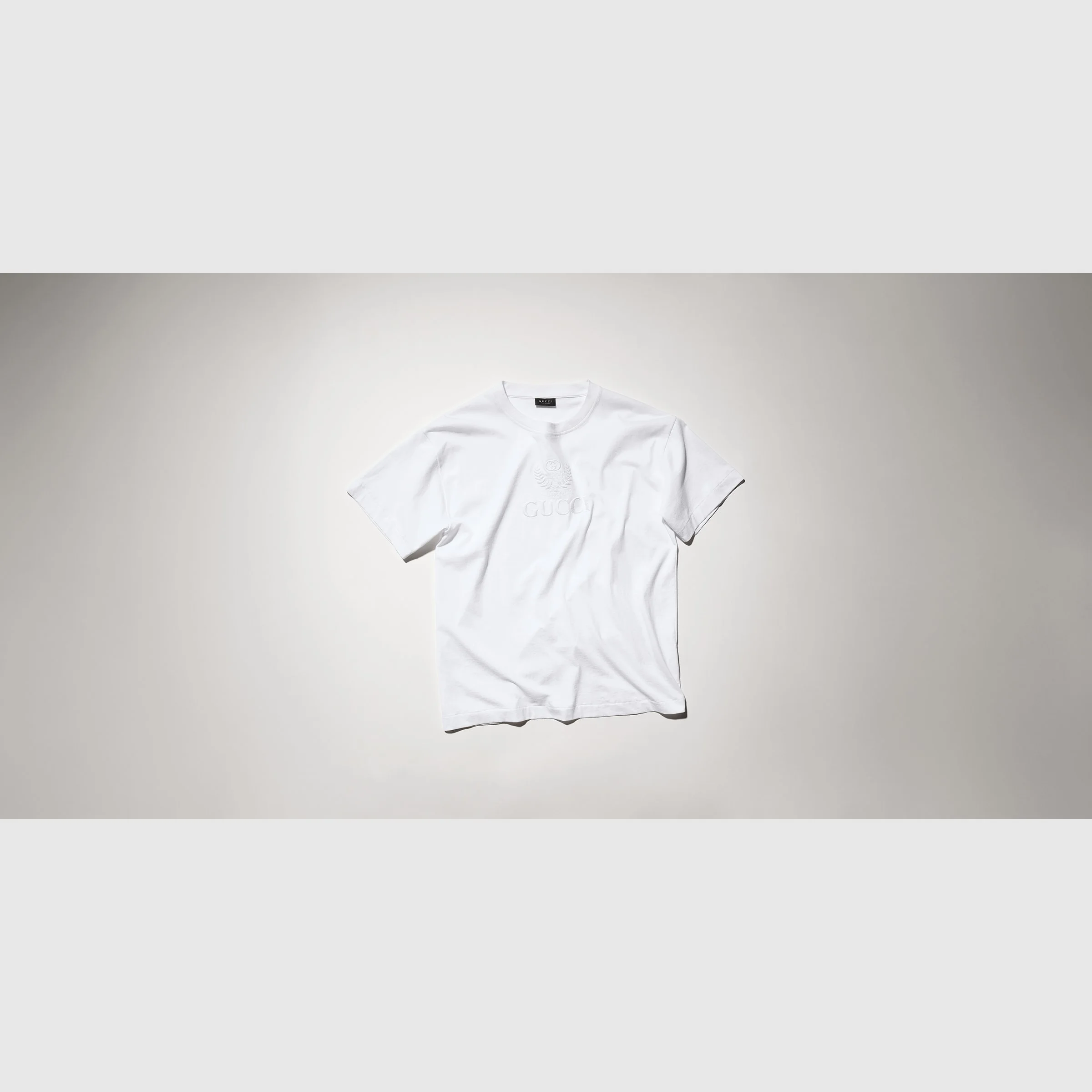 Cotton jersey T-shirt with embroidery - 1