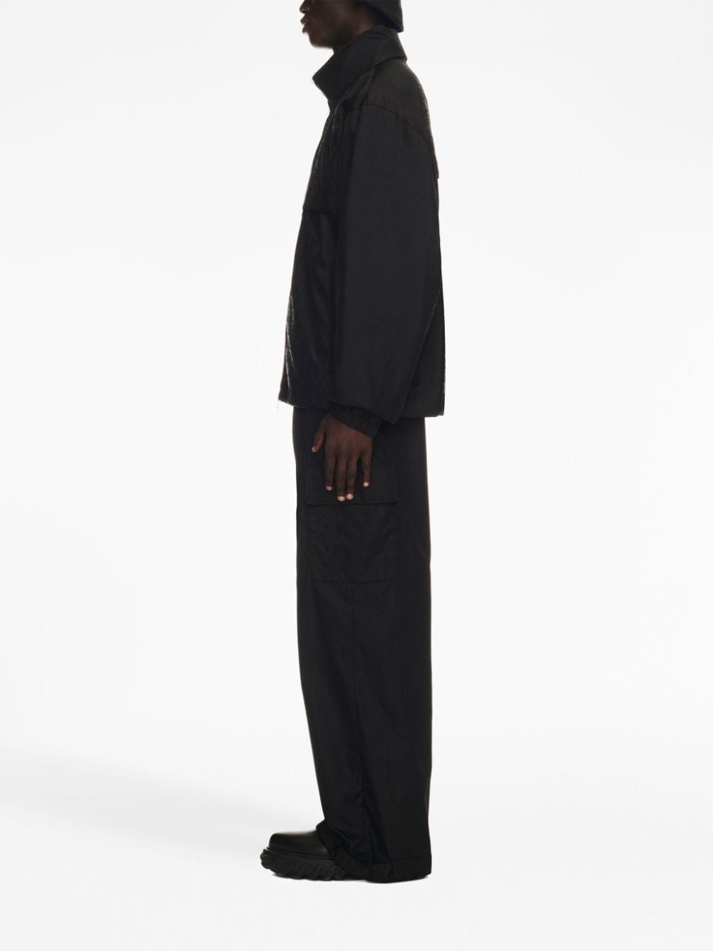 zip-fastening long-sleeve jacket - 3