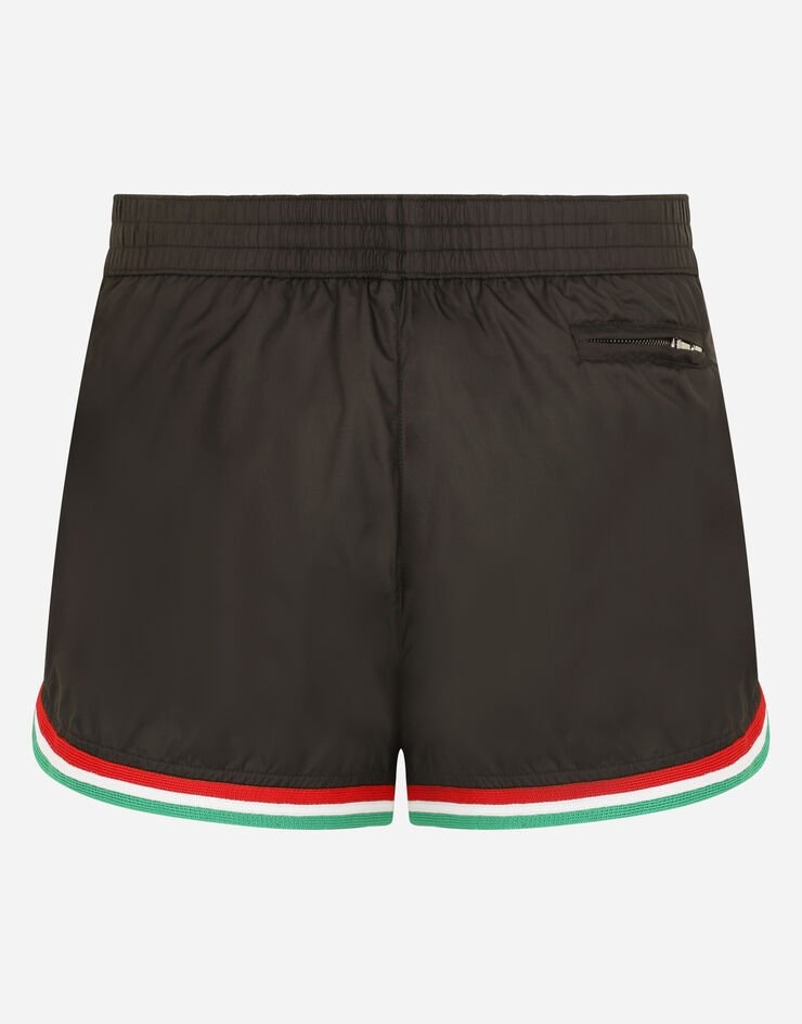 Short swim shorts with Italy DG patch - 2