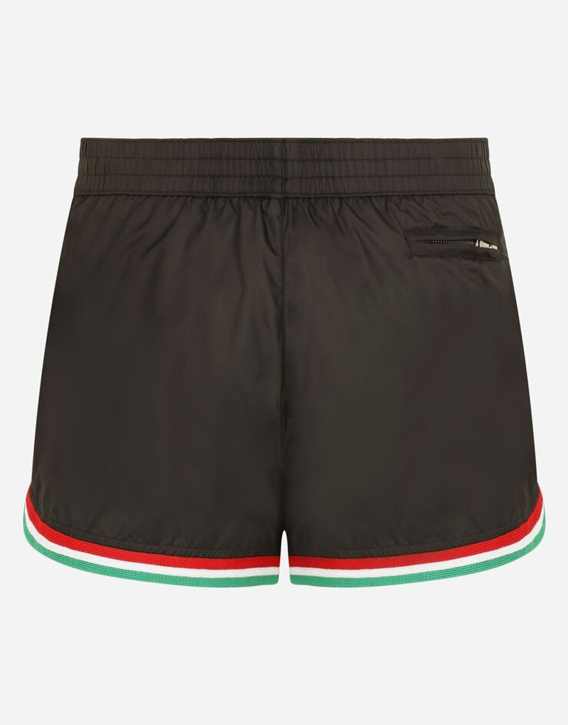 Dolce & Gabbana Short swim shorts with Italy DG patch outlook