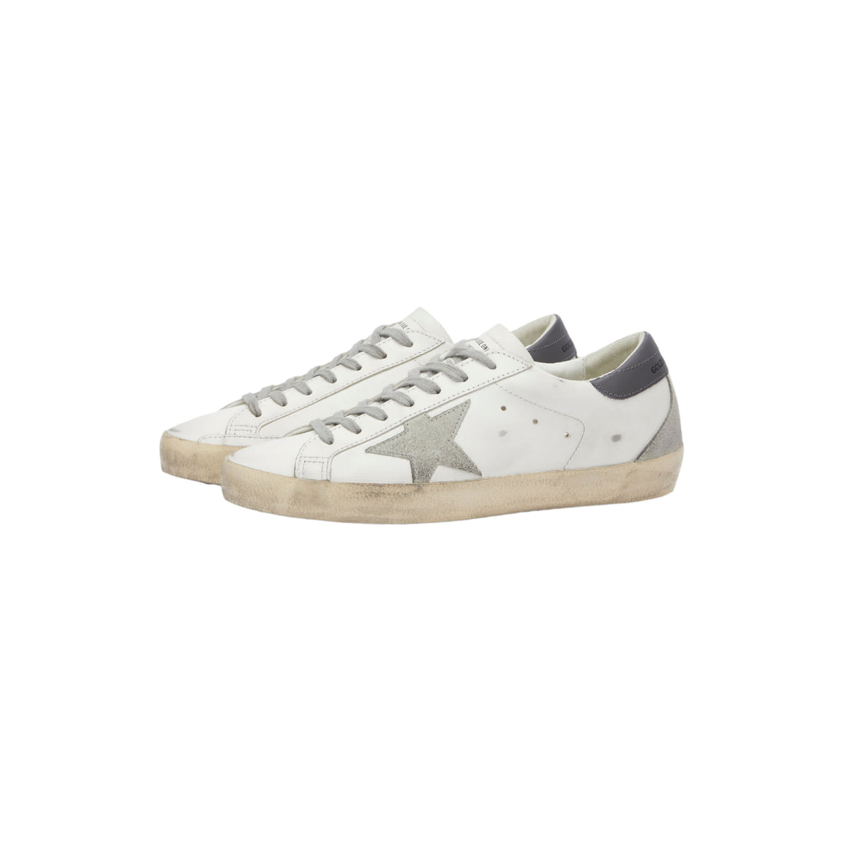MEN'S SUPER STAR SNEAKERS (WHITE/ICE/DARK GRAY) - 5