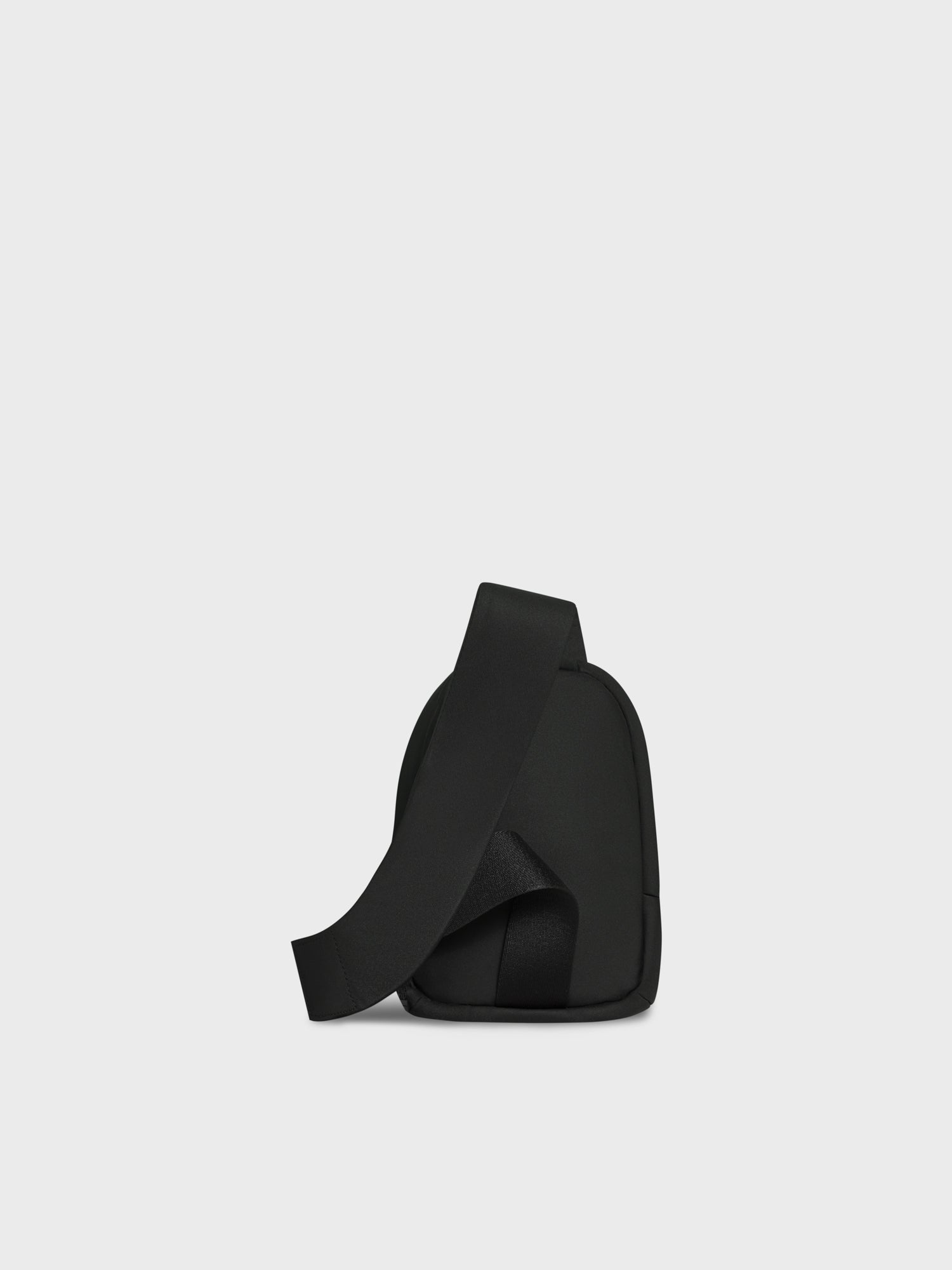 Nylon Cross-Body Bag - Black - 5