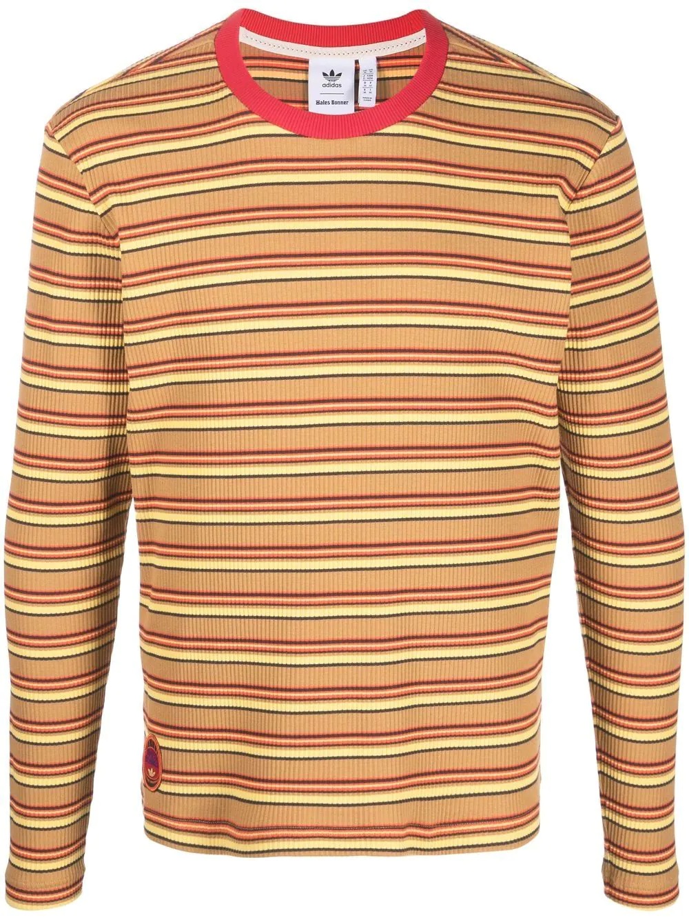 striped long-sleeve T-shirt - 1