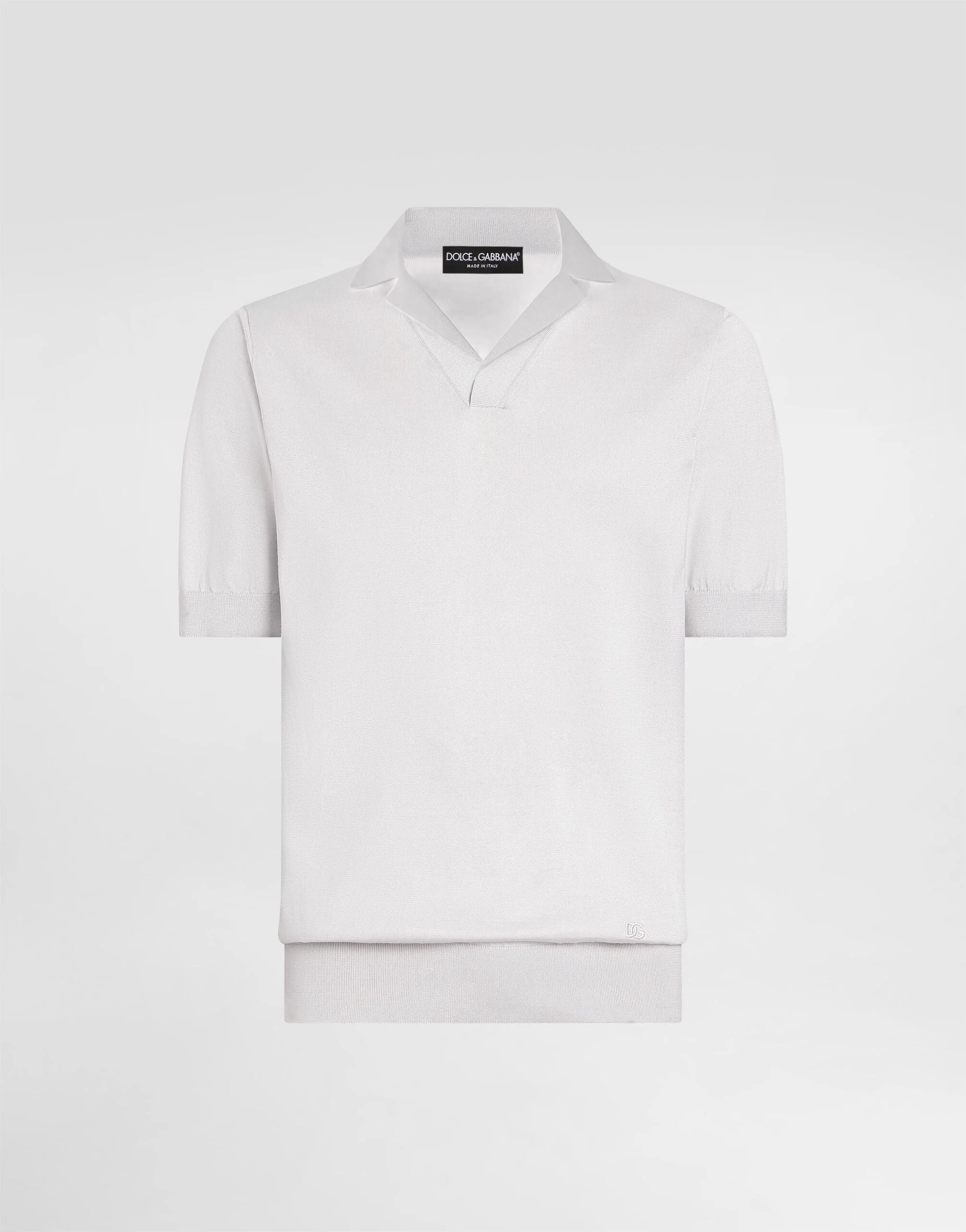 Silk polo shirt - 1