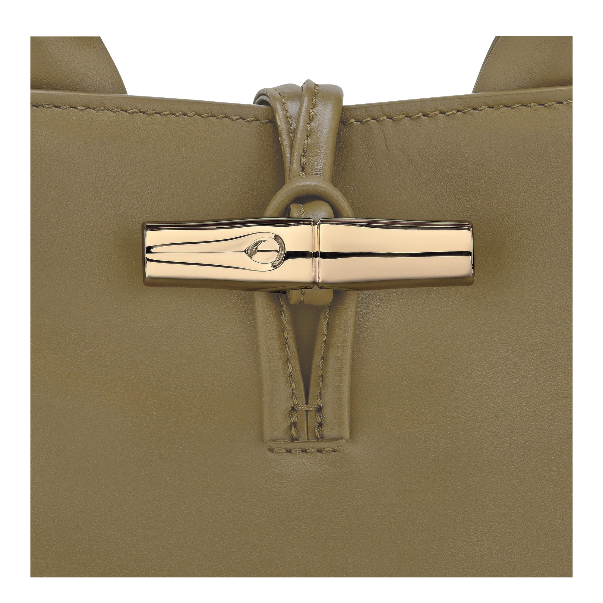 Le Roseau S Handbag Olive - Leather - 7
