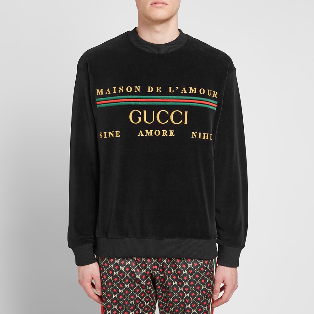 Gucci Chenille Embroidered Crew Sweat - 4