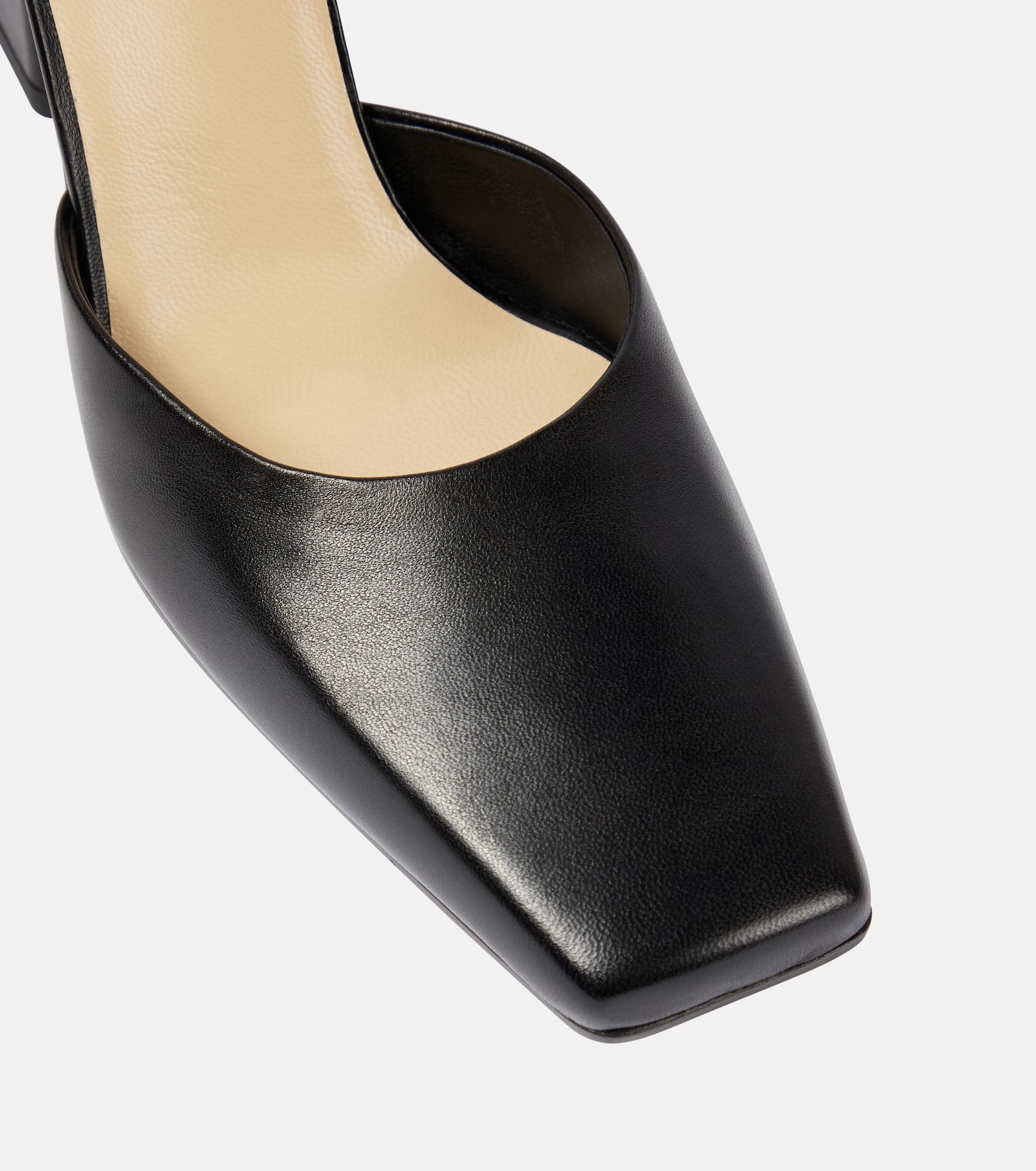 Quad leather pumps - 6