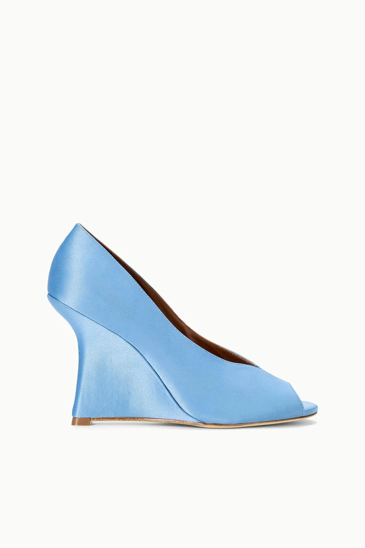 STAUD BRIGITTE PEEP TOE WEDGE CIELO - 1