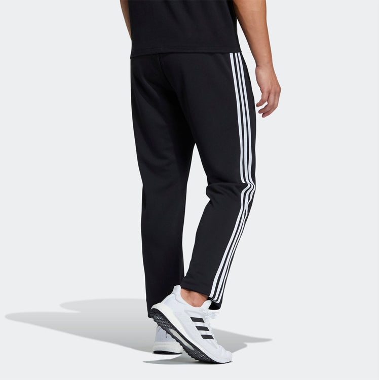 adidas M Mh 3st Wu Pnt Side Stripe Logo Casual Sports Long Pants Black GN0822 - 3