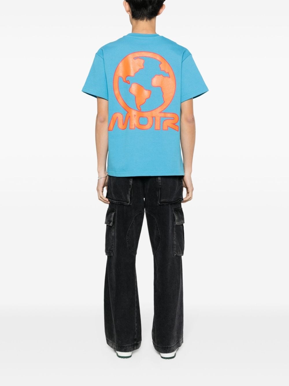 logo-print jersey T-shirt - 2