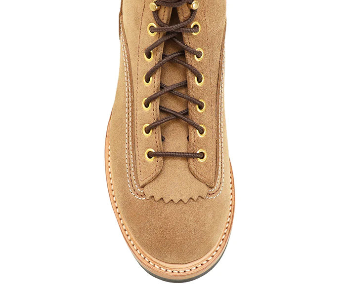LK-004 Donkey Puncher Boots Horween CXL Natural Roughout - 6
