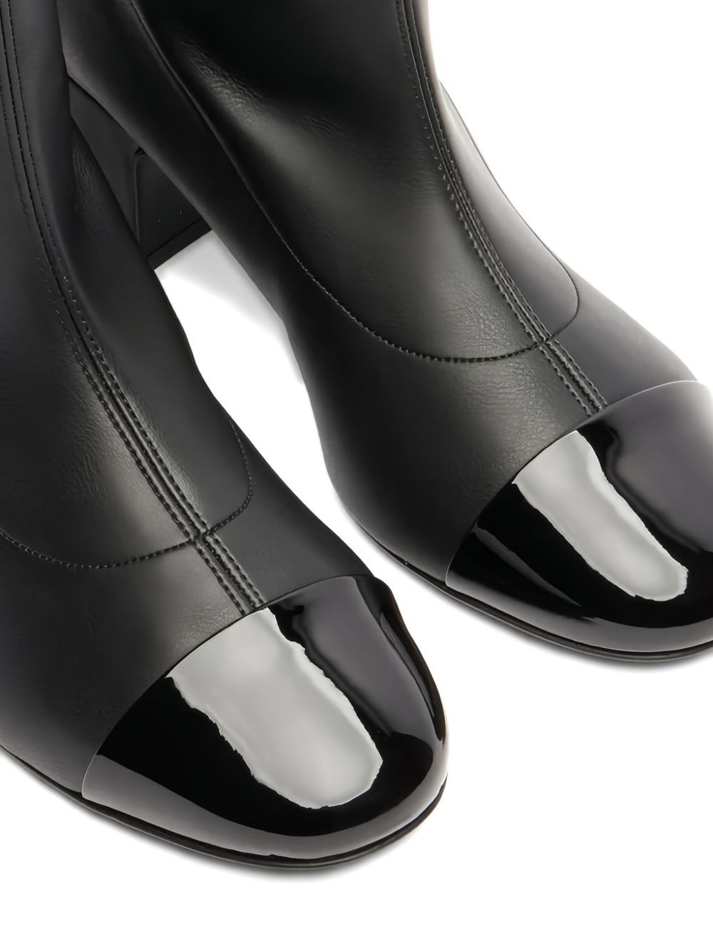 50mm leather knee-high boots - 3
