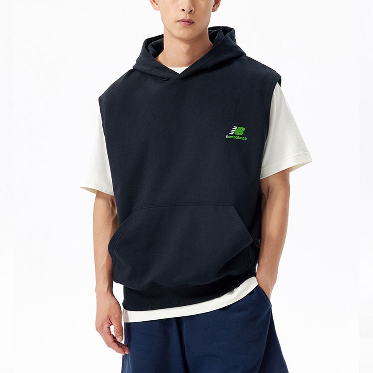 New Balance x Nice Rice Logo Vest 'Black Green' AMT22382-BK - 5