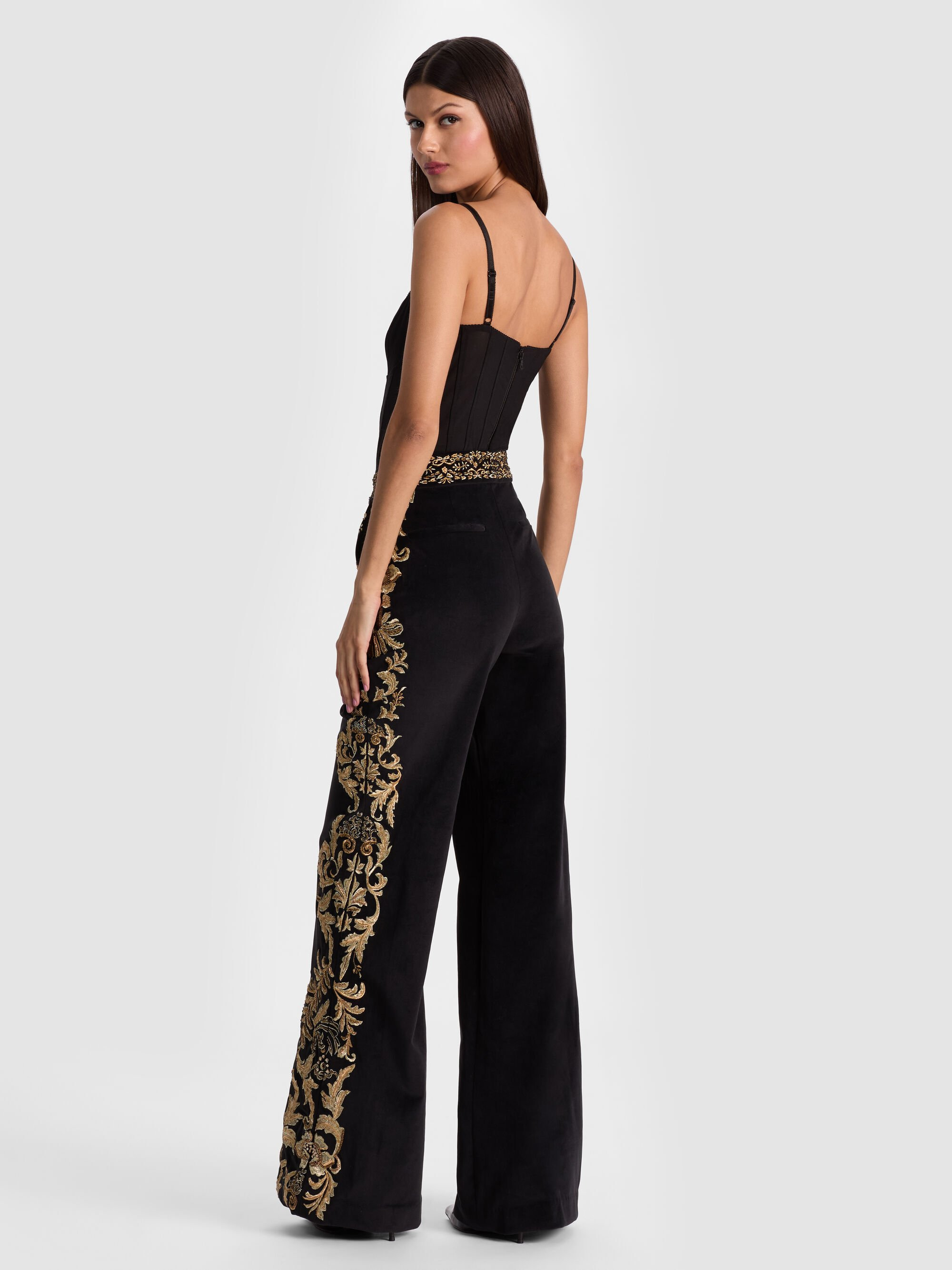 DYLAN EMBROIDERED PANT - 4