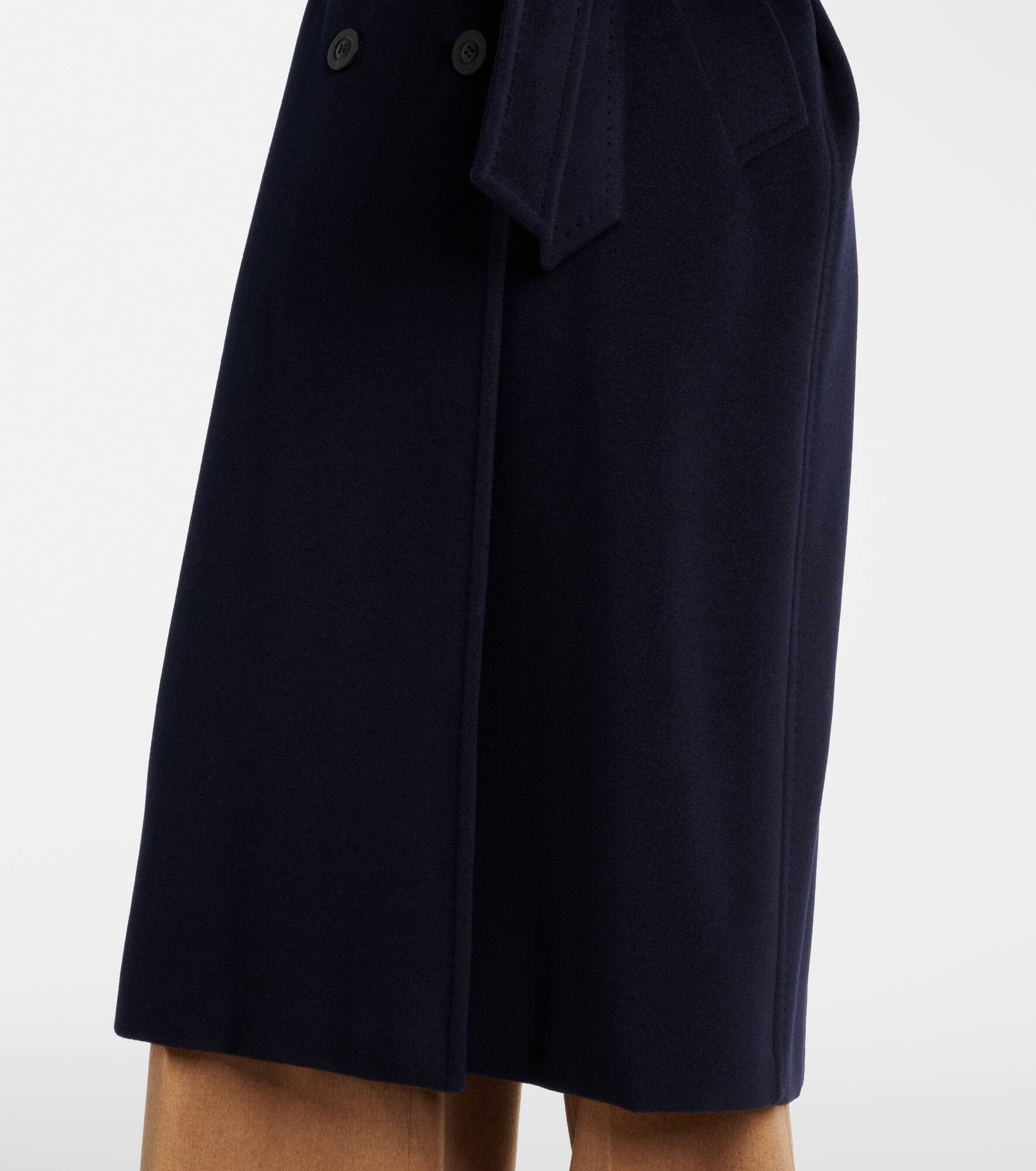 Madame wool and cashmere wrap coat - 6