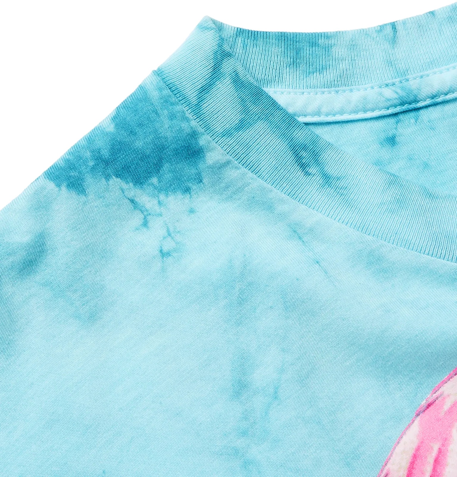 Logo-Print Tie-Dyed Cotton-Jersey T-Shirt - 5