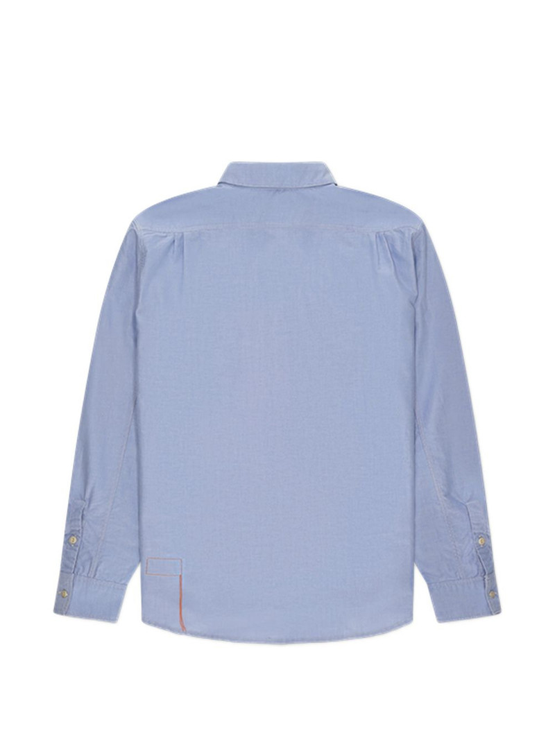 Osumi patch-pocket oxford shirt 7