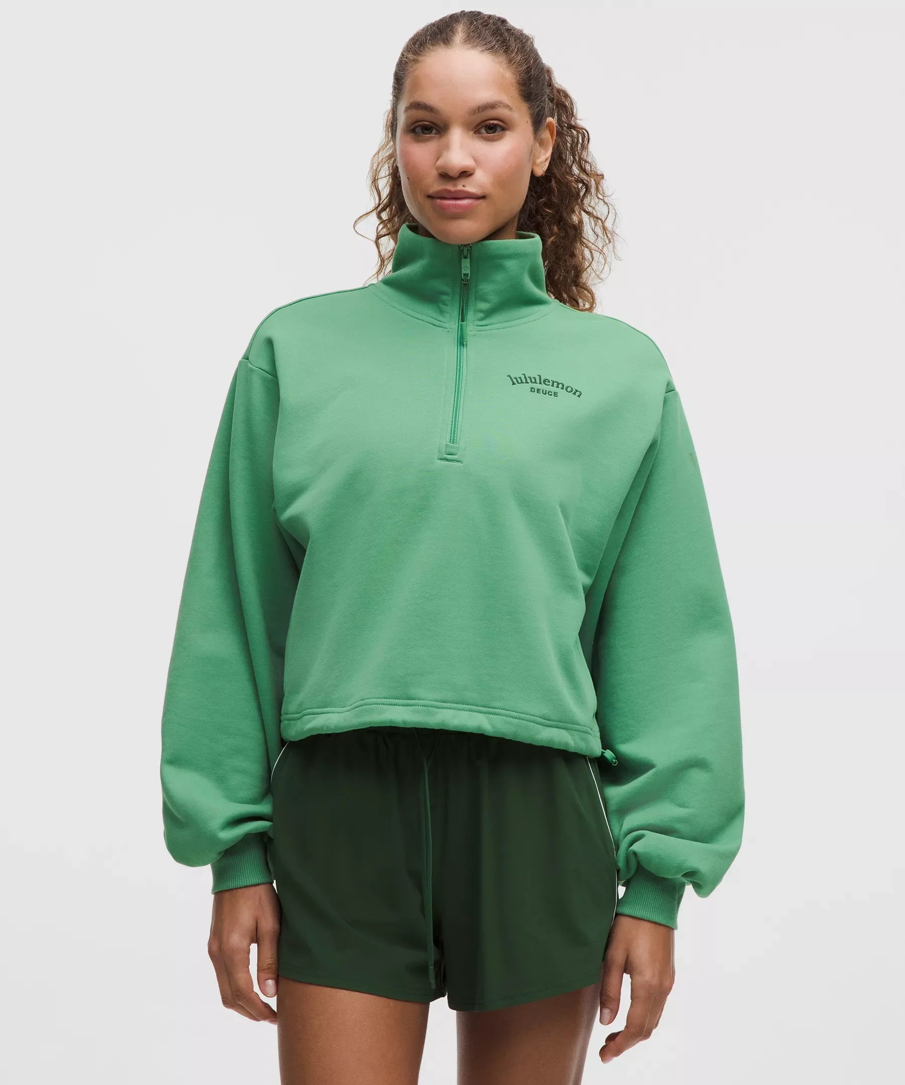 Cotton Terry Tennis Half Zip *Deuce - 1