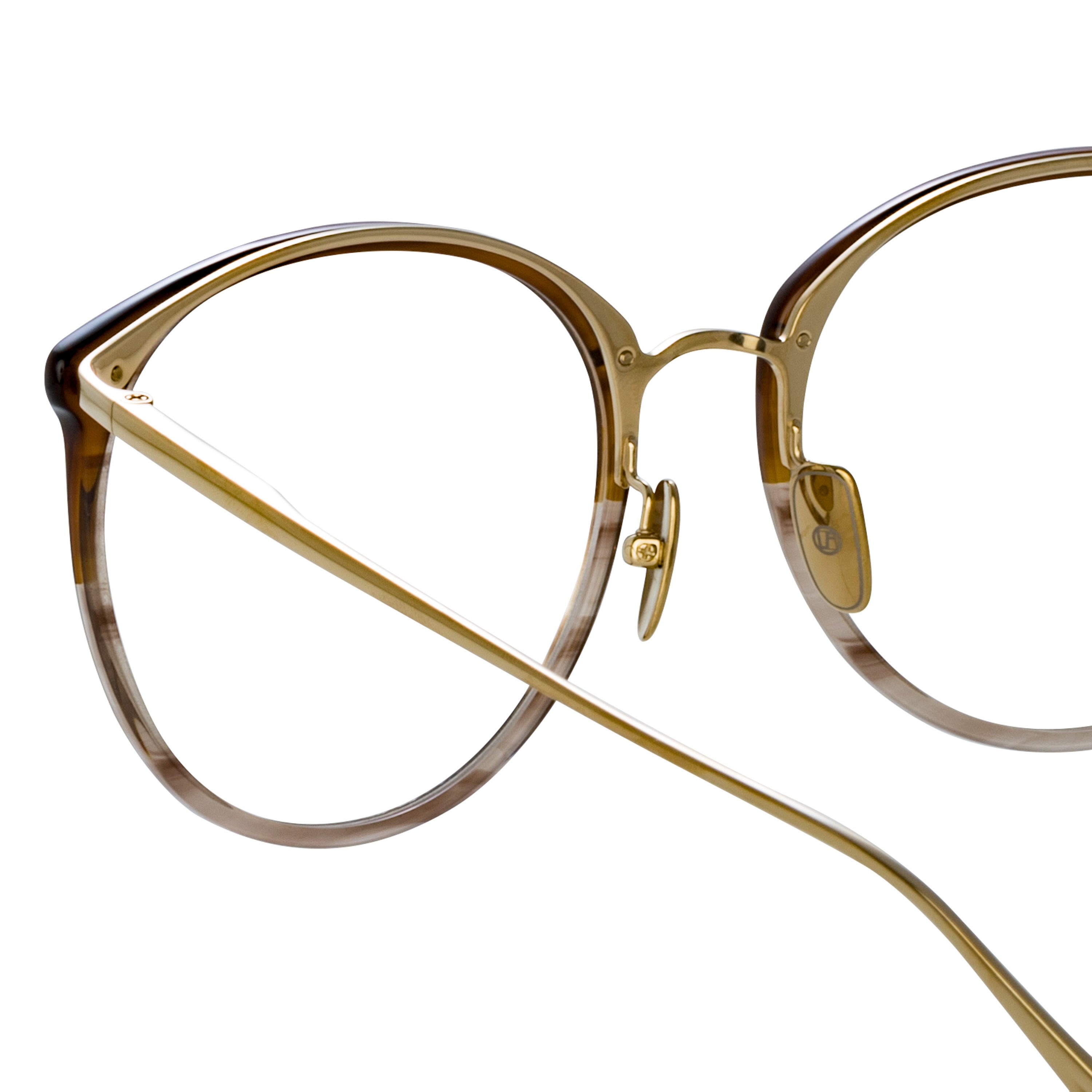 KINGS OVERSIZED OPTICAL FRAME IN CARAMEL HORN - 3