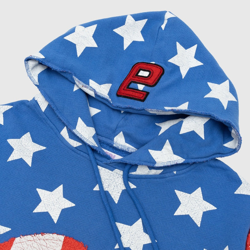ERL STARS AND STRIPES SWIRL HOODIE outlook