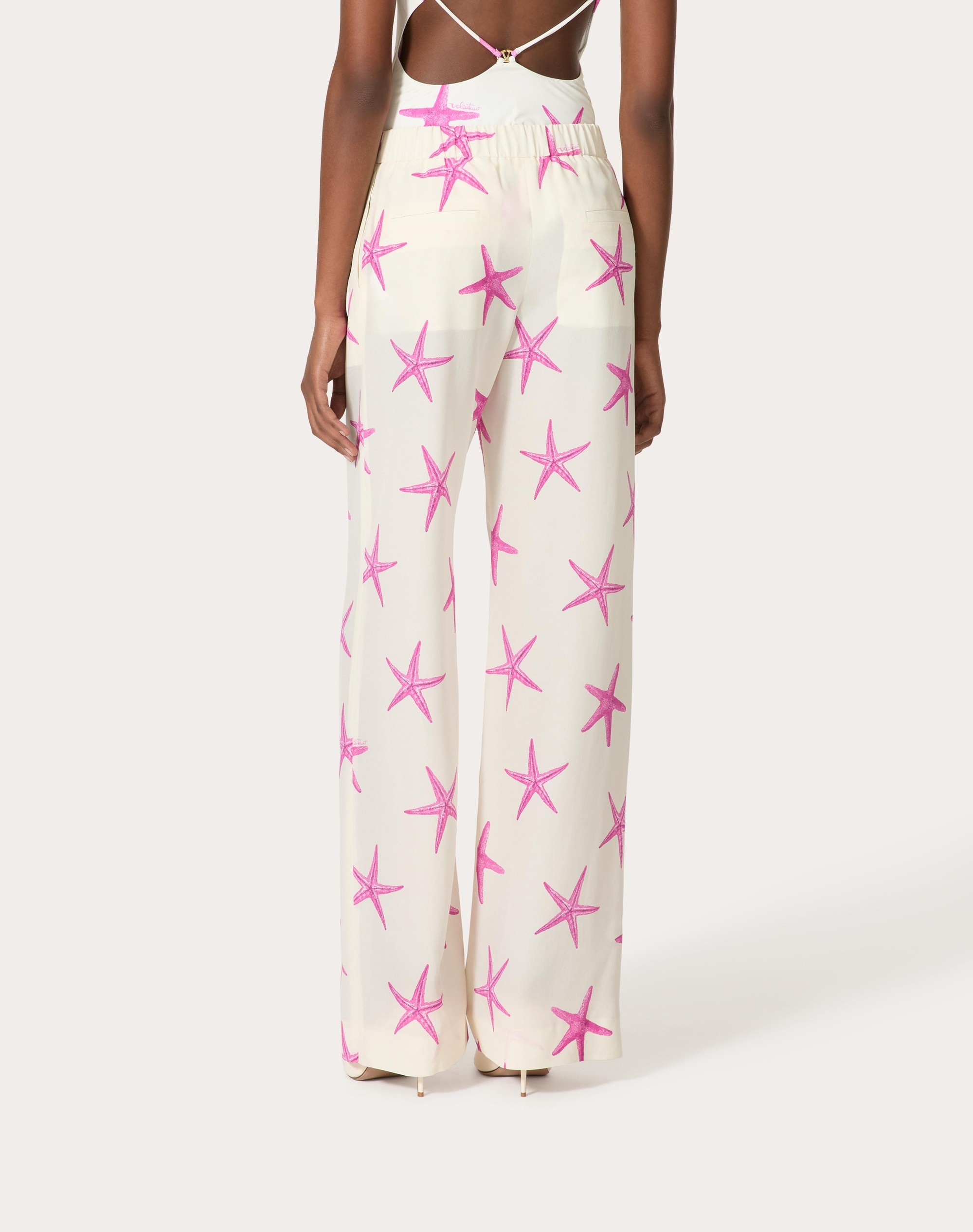 STARFISH CREPE DE CHINE PANTS - 4